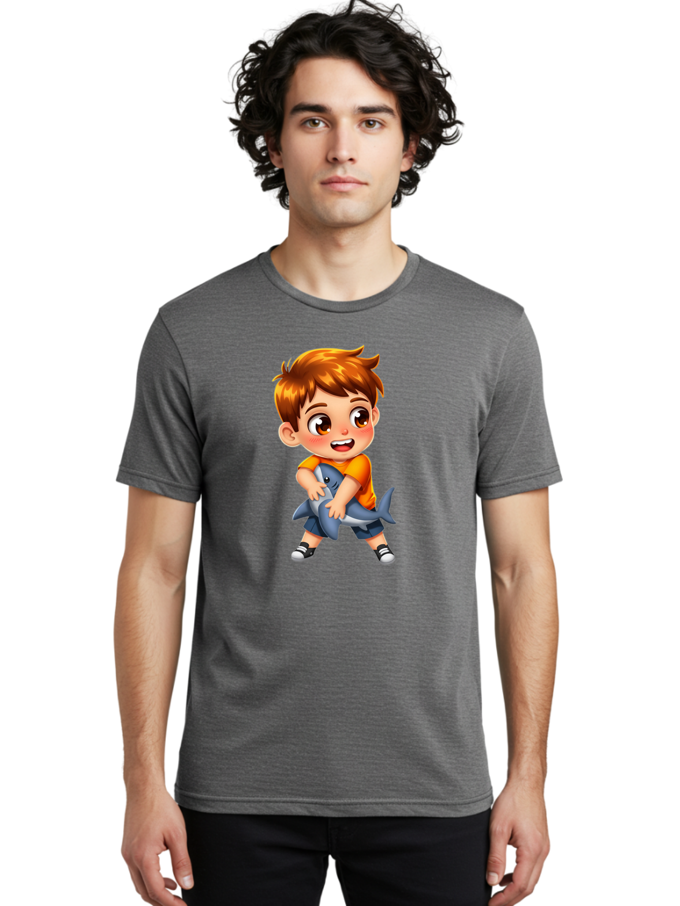 Boy-With-Shark-Toy Men'S Graphic Tee, 100% Cotton, Comfortable Casual Summer Wear, Machine Washable, Vintage Camera, Old Camera, Antique Camera, Black Camera, Classic Photography, Photography Equipment, Nostalgic Device, Film Camera, Bak109