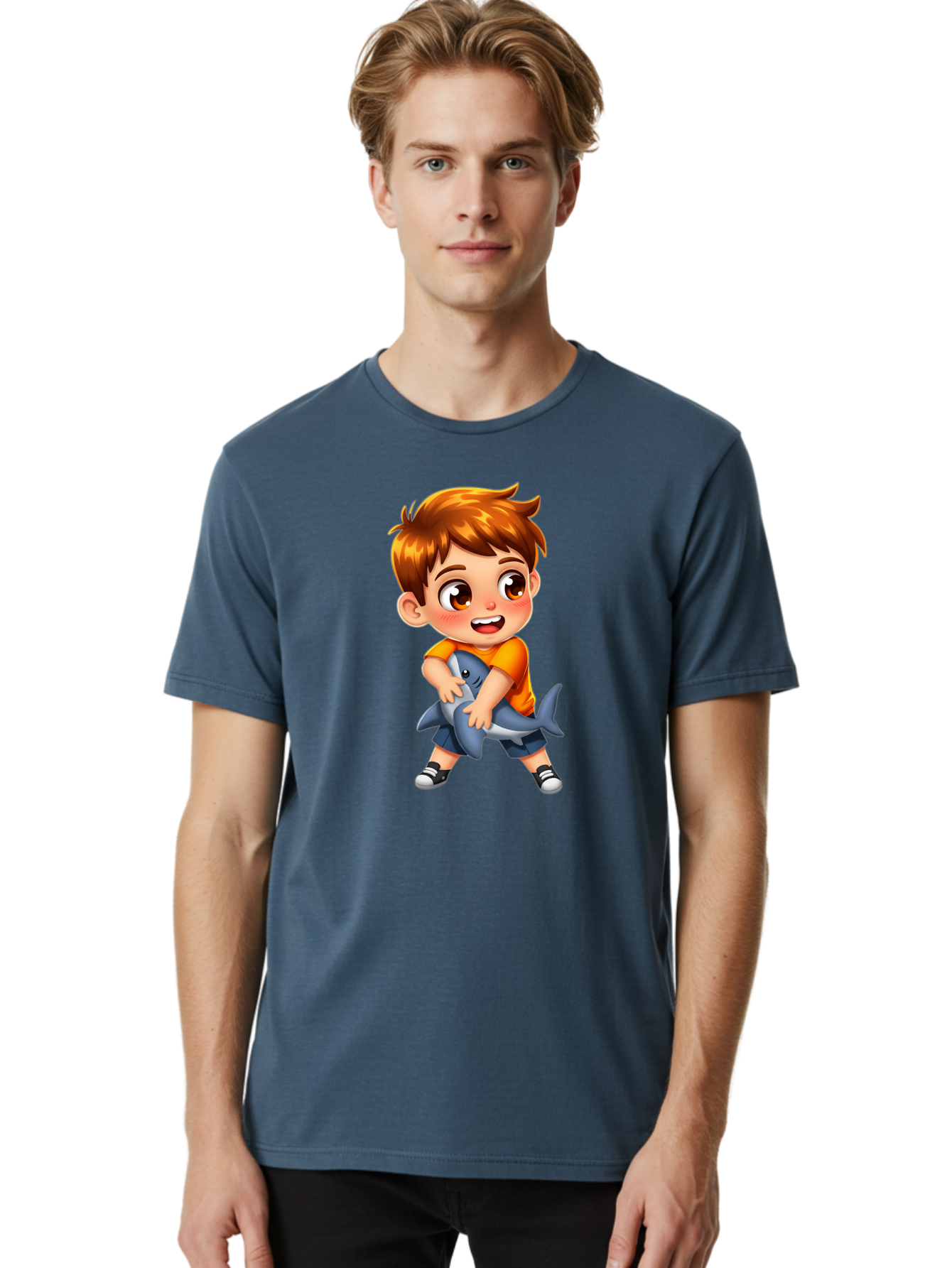 Boy-With-Shark-Toy Men'S Graphic Tee, 100% Cotton, Comfortable Casual Summer Wear, Machine Washable, Vintage Camera, Old Camera, Antique Camera, Black Camera, Classic Photography, Photography Equipment, Nostalgic Device, Film Camera, Bak109