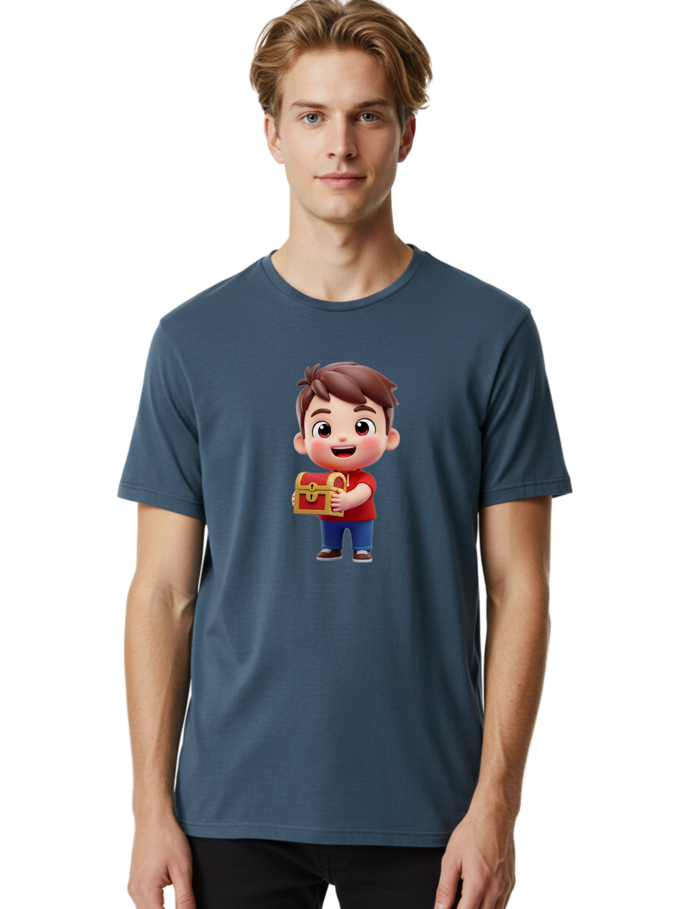 Boy-With-Treasure-Chest Men'S Graphic Tee, 100% Cotton, Comfortable Casual Summer Wear, Machine Washable, Vintage Camera, Old Camera, Antique Camera, Black Camera, Classic Photography, Photography Equipment, Nostalgic Device, Film Camera, Bak110