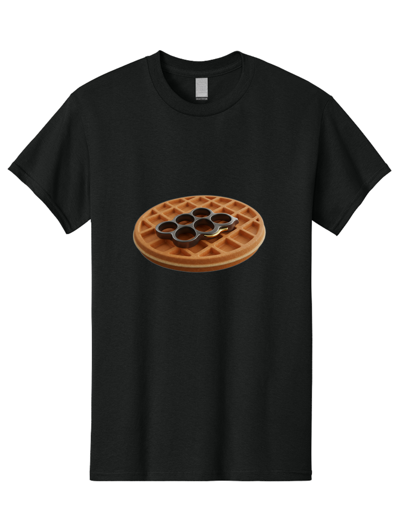 Brass-Knuckle-Waffle Men'S Graphic Tee, 100% Cotton, Comfortable Casual Summer Wear, Machine Washable, Vintage Camera, Old Camera, Antique Camera, Black Camera, Classic Photography, Photography Equipment, Nostalgic Device, Film Camera, Bak111