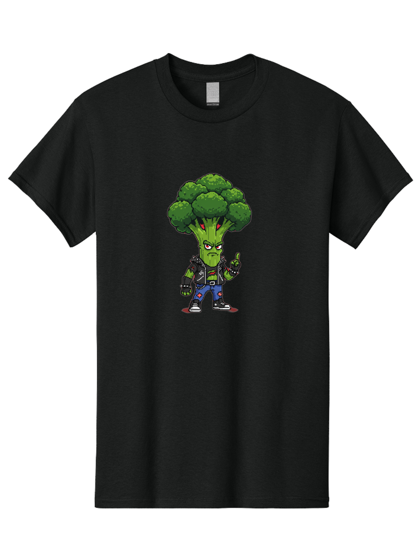 Broccoli-Character-1 Men'S Graphic Tee, 100% Cotton, Comfortable Casual Summer Wear, Machine Washable, Vintage Camera, Old Camera, Antique Camera, Black Camera, Classic Photography, Photography Equipment, Nostalgic Device, Film Camera, Bak113