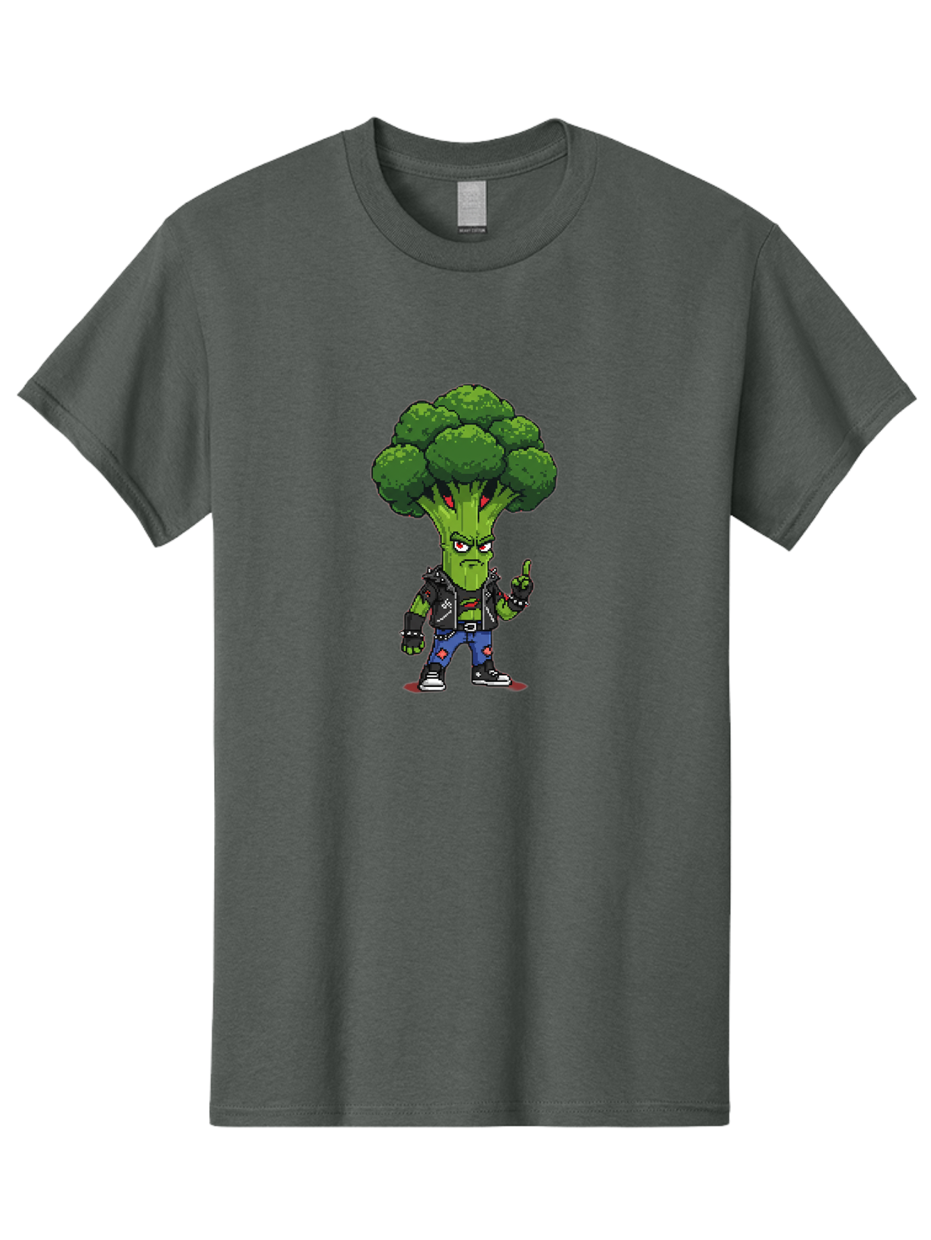 Broccoli-Character-1 Men'S Graphic Tee, 100% Cotton, Comfortable Casual Summer Wear, Machine Washable, Vintage Camera, Old Camera, Antique Camera, Black Camera, Classic Photography, Photography Equipment, Nostalgic Device, Film Camera, Bak113