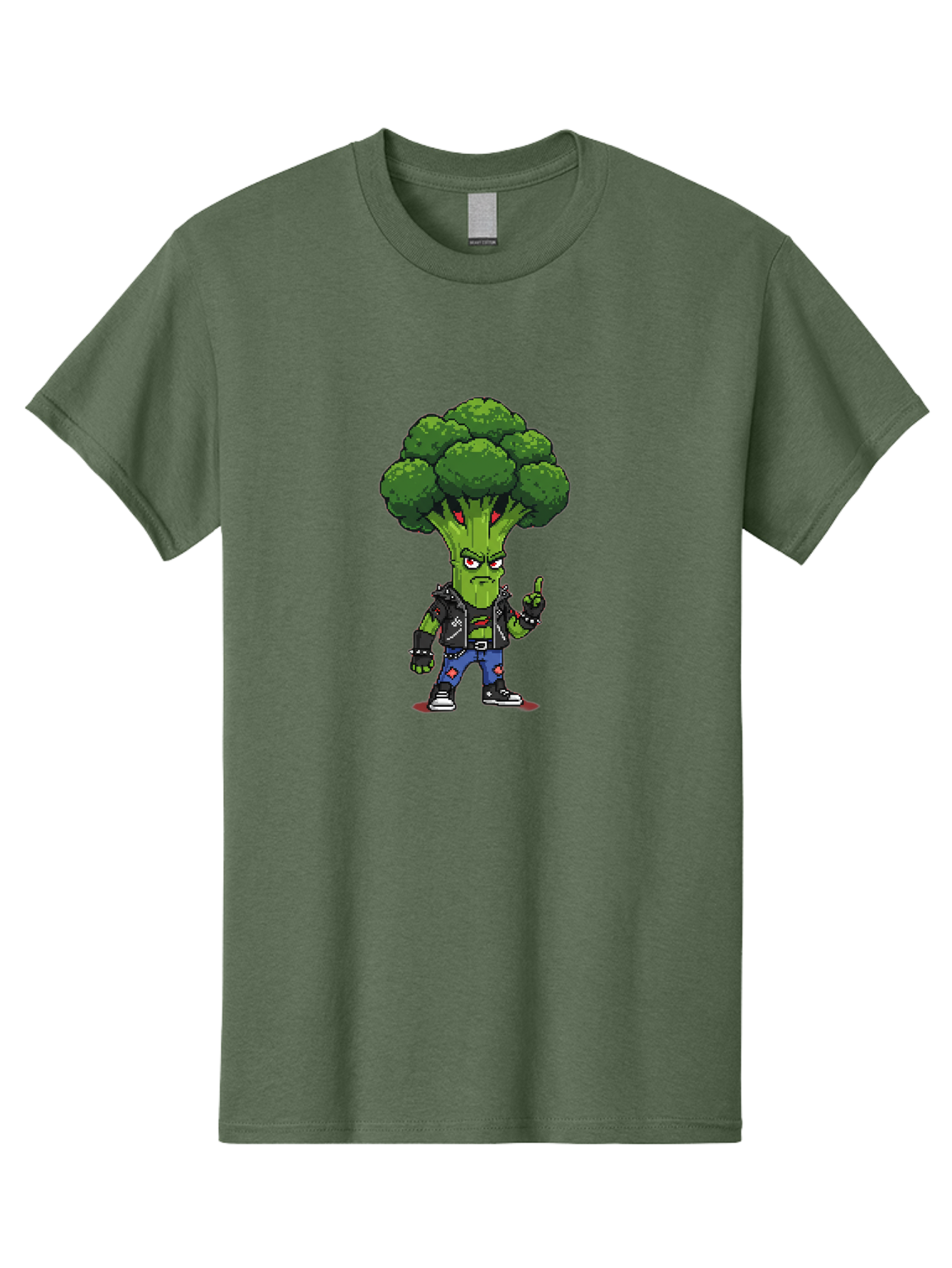 Broccoli-Character-1 Men'S Graphic Tee, 100% Cotton, Comfortable Casual Summer Wear, Machine Washable, Vintage Camera, Old Camera, Antique Camera, Black Camera, Classic Photography, Photography Equipment, Nostalgic Device, Film Camera, Bak113