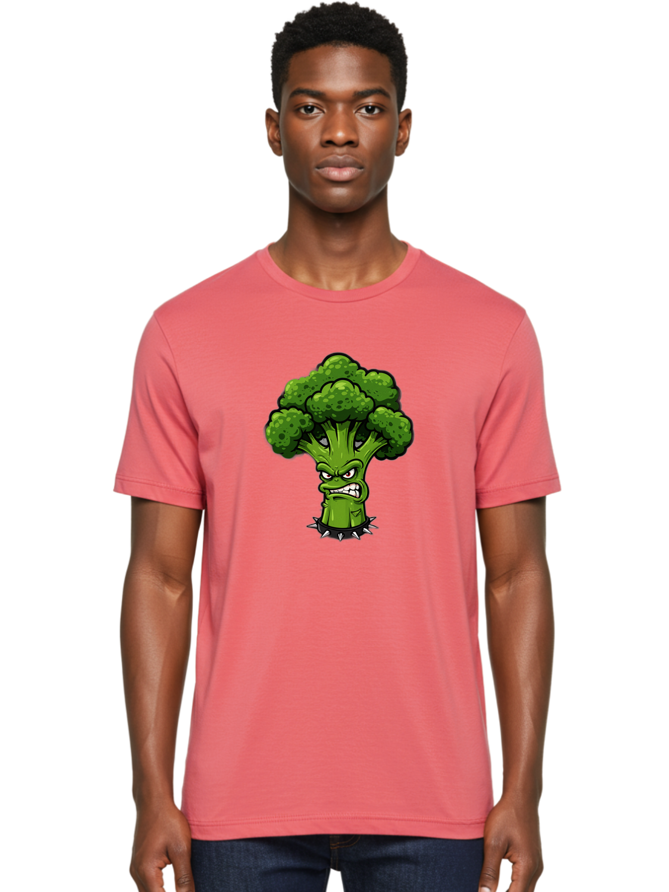 Broccoli-Character Men'S Graphic Tee, 100% Cotton, Comfortable Casual Summer Wear, Machine Washable, Vintage Camera, Old Camera, Antique Camera, Black Camera, Classic Photography, Photography Equipment, Nostalgic Device, Film Camera, Bak114
