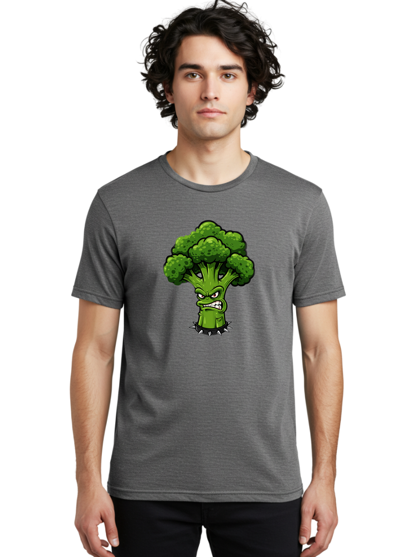 Broccoli-Character Men'S Graphic Tee, 100% Cotton, Comfortable Casual Summer Wear, Machine Washable, Vintage Camera, Old Camera, Antique Camera, Black Camera, Classic Photography, Photography Equipment, Nostalgic Device, Film Camera, Bak114