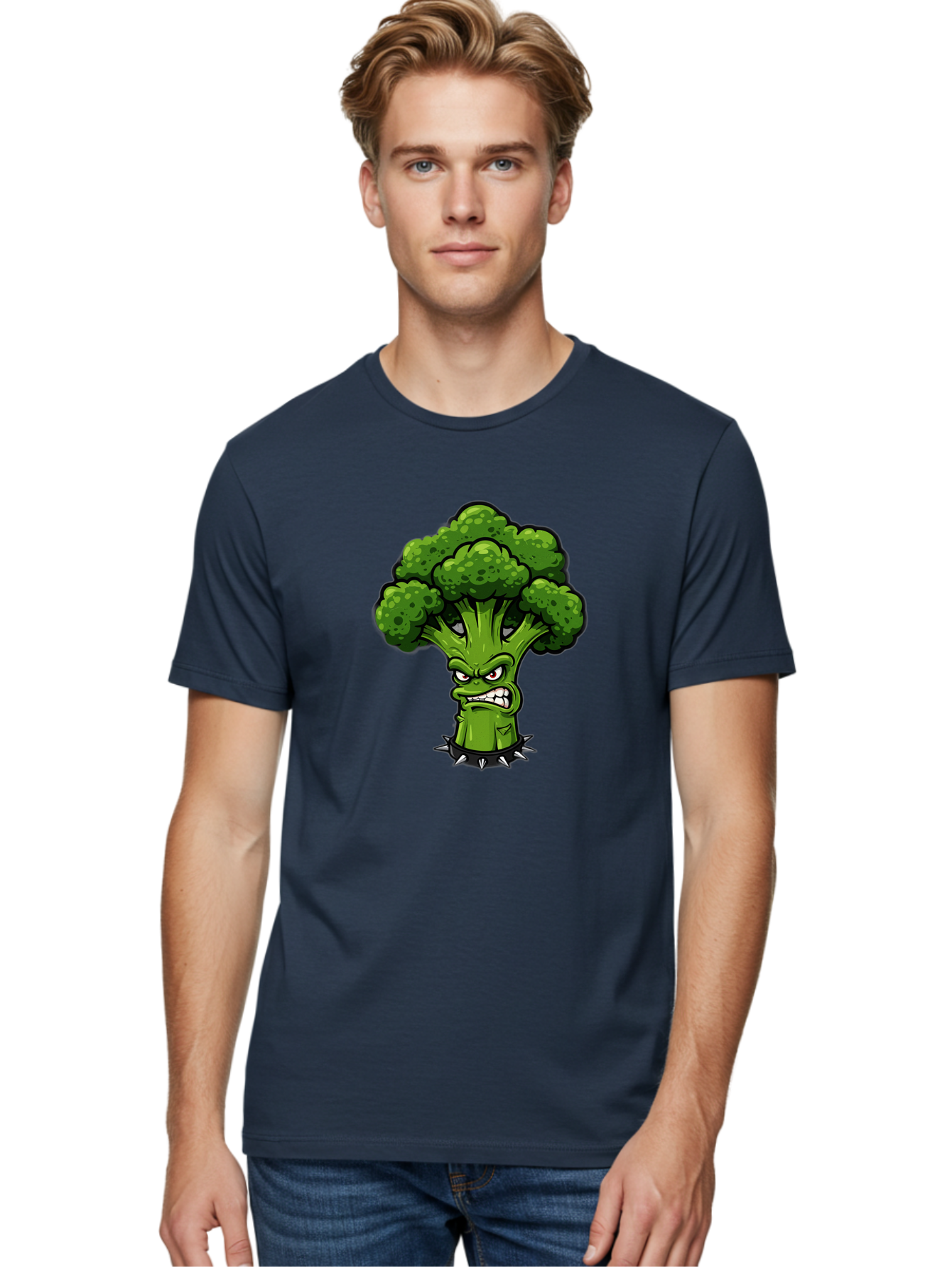Broccoli-Character Men'S Graphic Tee, 100% Cotton, Comfortable Casual Summer Wear, Machine Washable, Vintage Camera, Old Camera, Antique Camera, Black Camera, Classic Photography, Photography Equipment, Nostalgic Device, Film Camera, Bak114