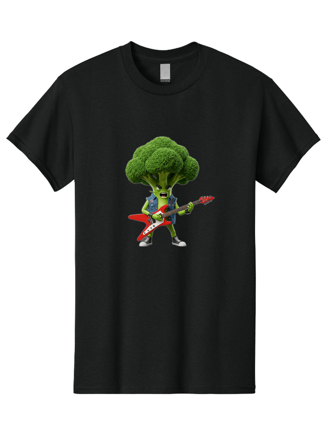 Broccoli-Rockstar Men'S Graphic Tee, 100% Cotton, Comfortable Casual Summer Wear, Machine Washable, Vintage Camera, Old Camera, Antique Camera, Black Camera, Classic Photography, Photography Equipment, Nostalgic Device, Film Camera, Camera Art Bak116