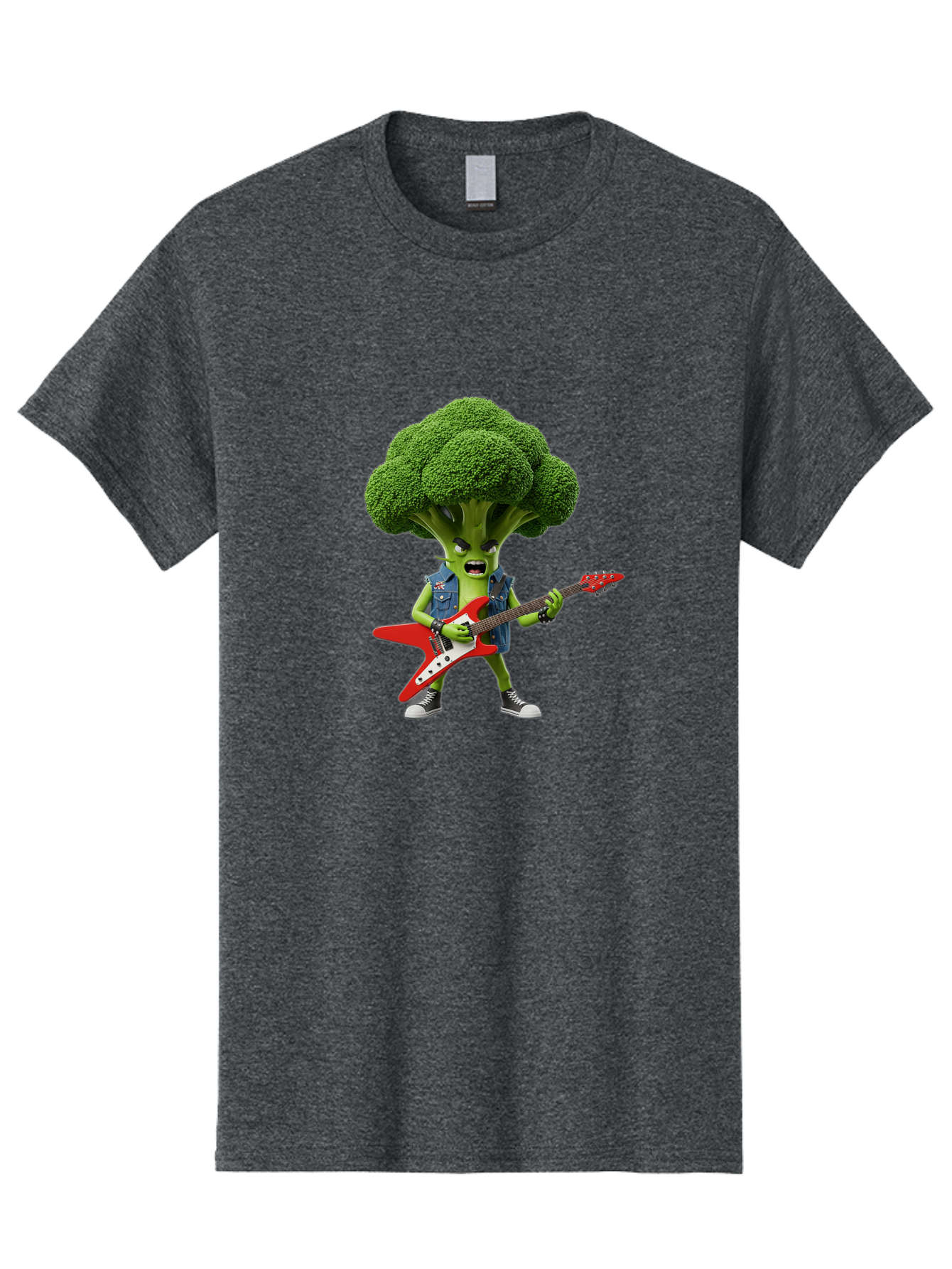 Broccoli-Rockstar Men'S Graphic Tee, 100% Cotton, Comfortable Casual Summer Wear, Machine Washable, Vintage Camera, Old Camera, Antique Camera, Black Camera, Classic Photography, Photography Equipment, Nostalgic Device, Film Camera, Camera Art Bak116