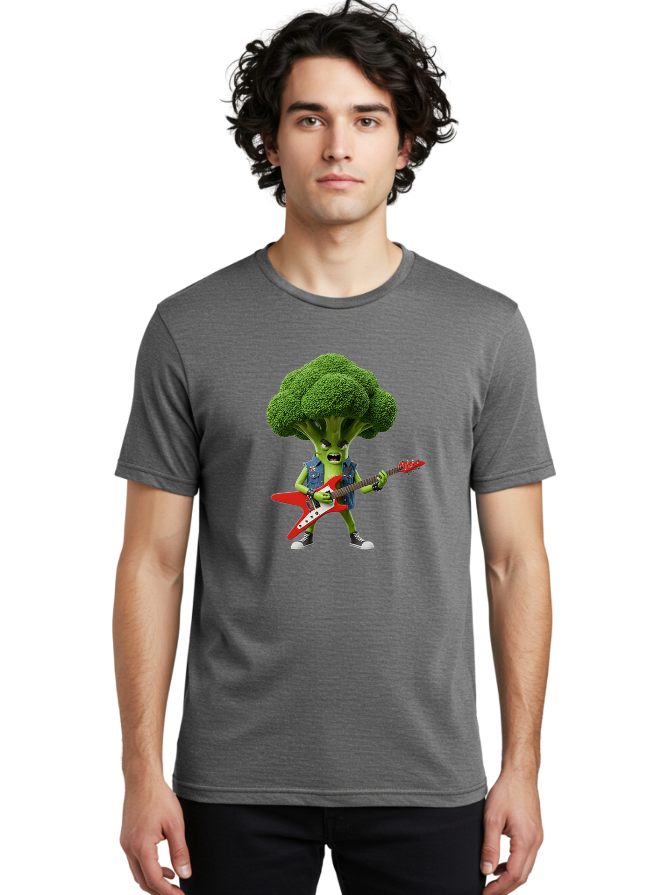 Broccoli-Rockstar Men'S Graphic Tee, 100% Cotton, Comfortable Casual Summer Wear, Machine Washable, Vintage Camera, Old Camera, Antique Camera, Black Camera, Classic Photography, Photography Equipment, Nostalgic Device, Film Camera, Camera Art Bak116
