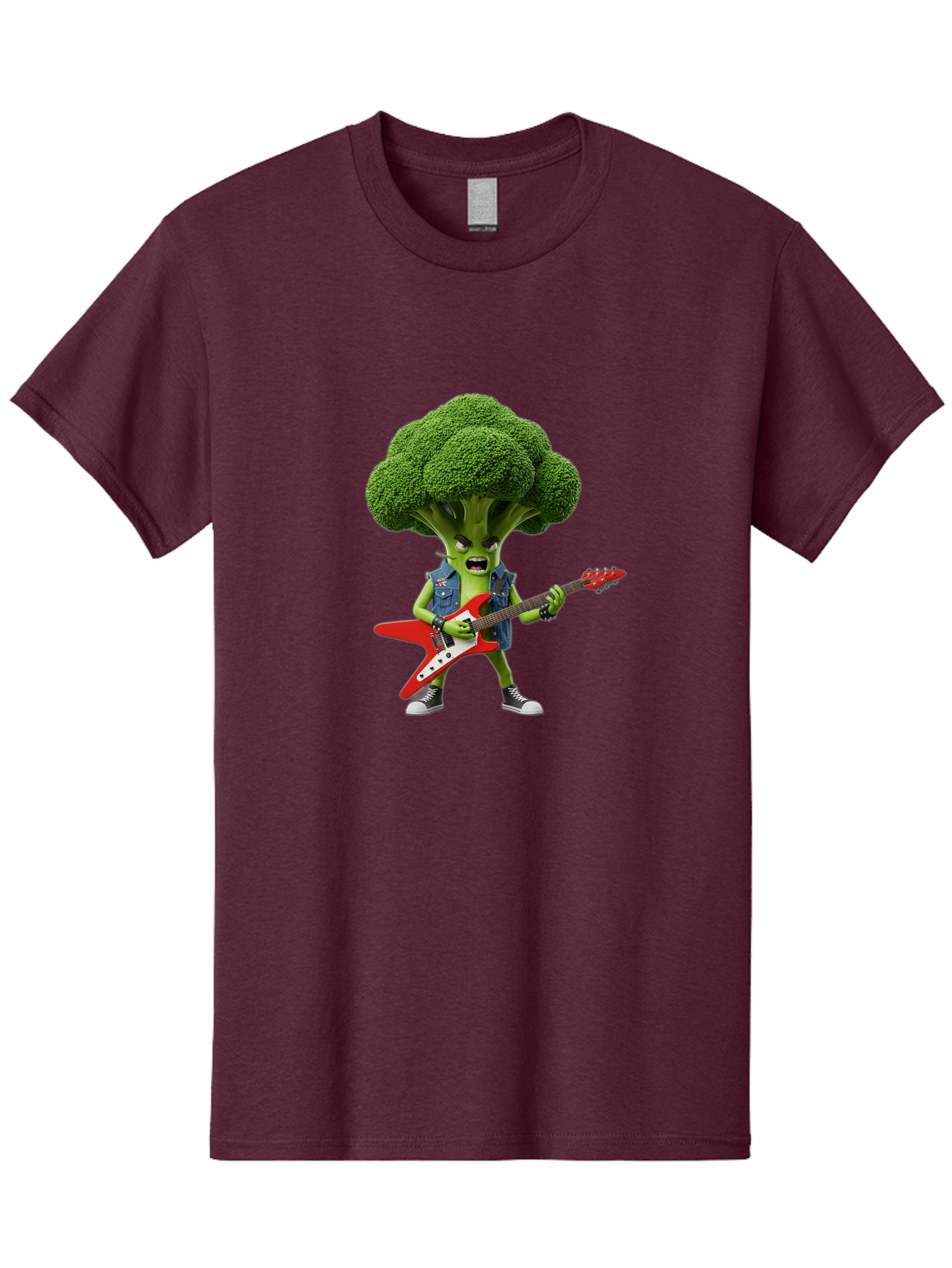 Broccoli-Rockstar Men'S Graphic Tee, 100% Cotton, Comfortable Casual Summer Wear, Machine Washable, Vintage Camera, Old Camera, Antique Camera, Black Camera, Classic Photography, Photography Equipment, Nostalgic Device, Film Camera, Camera Art Bak116