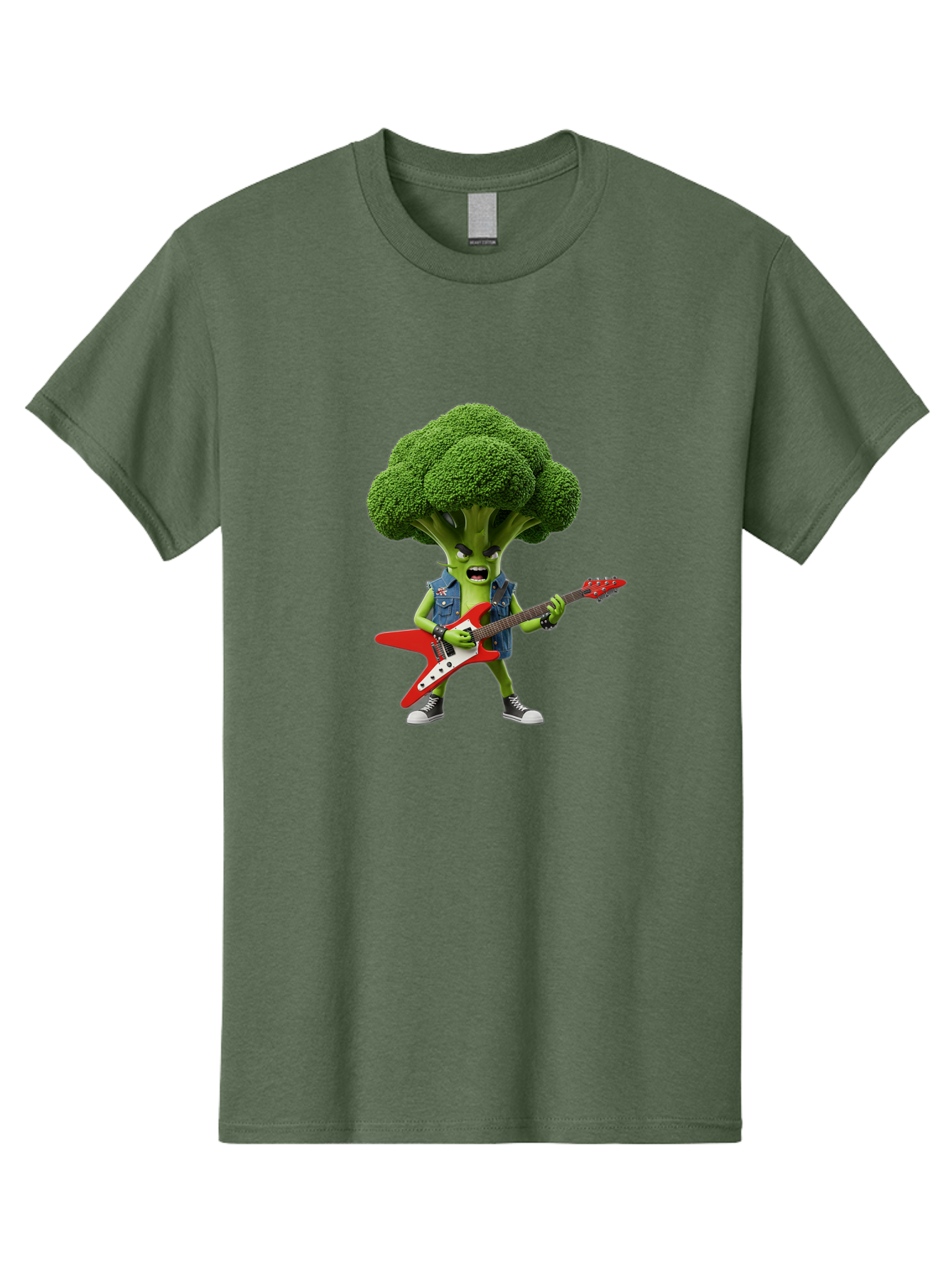 Broccoli-Rockstar Men'S Graphic Tee, 100% Cotton, Comfortable Casual Summer Wear, Machine Washable, Vintage Camera, Old Camera, Antique Camera, Black Camera, Classic Photography, Photography Equipment, Nostalgic Device, Film Camera, Camera Art Bak116