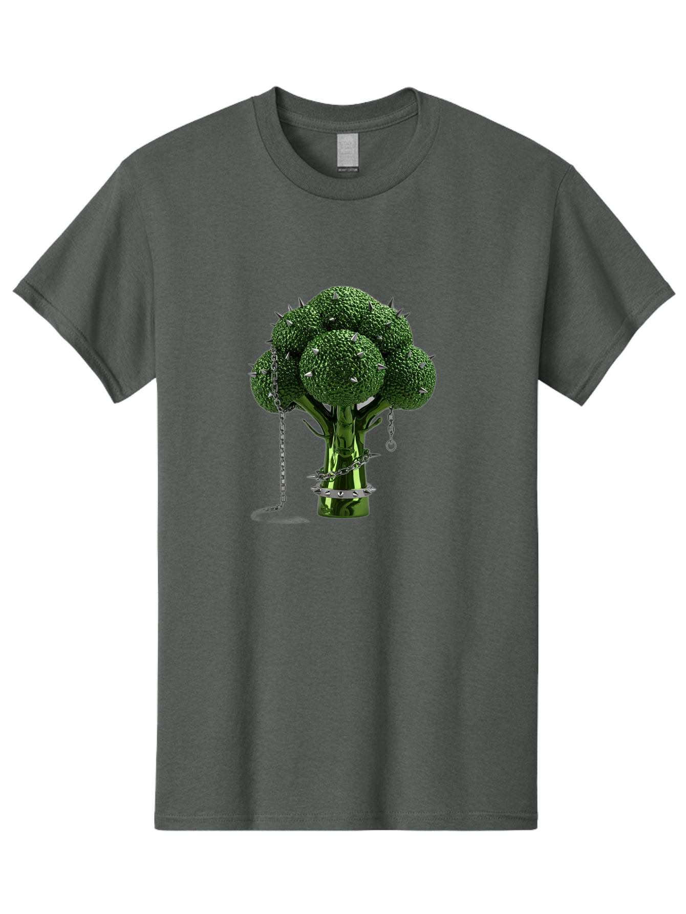 Broccoli-With-Spikes-And-Chains Men'S Graphic Tee, 100% Cotton, Comfortable Casual Summer Wear, Machine Washable, Vintage Camera, Old Camera, Antique Camera, Black Camera, Classic Photography, Photography Equipment, Nostalgic Device, Bak117