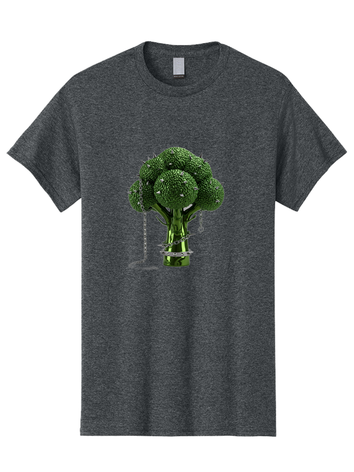 Broccoli-With-Spikes-And-Chains Men'S Graphic Tee, 100% Cotton, Comfortable Casual Summer Wear, Machine Washable, Vintage Camera, Old Camera, Antique Camera, Black Camera, Classic Photography, Photography Equipment, Nostalgic Device, Bak117