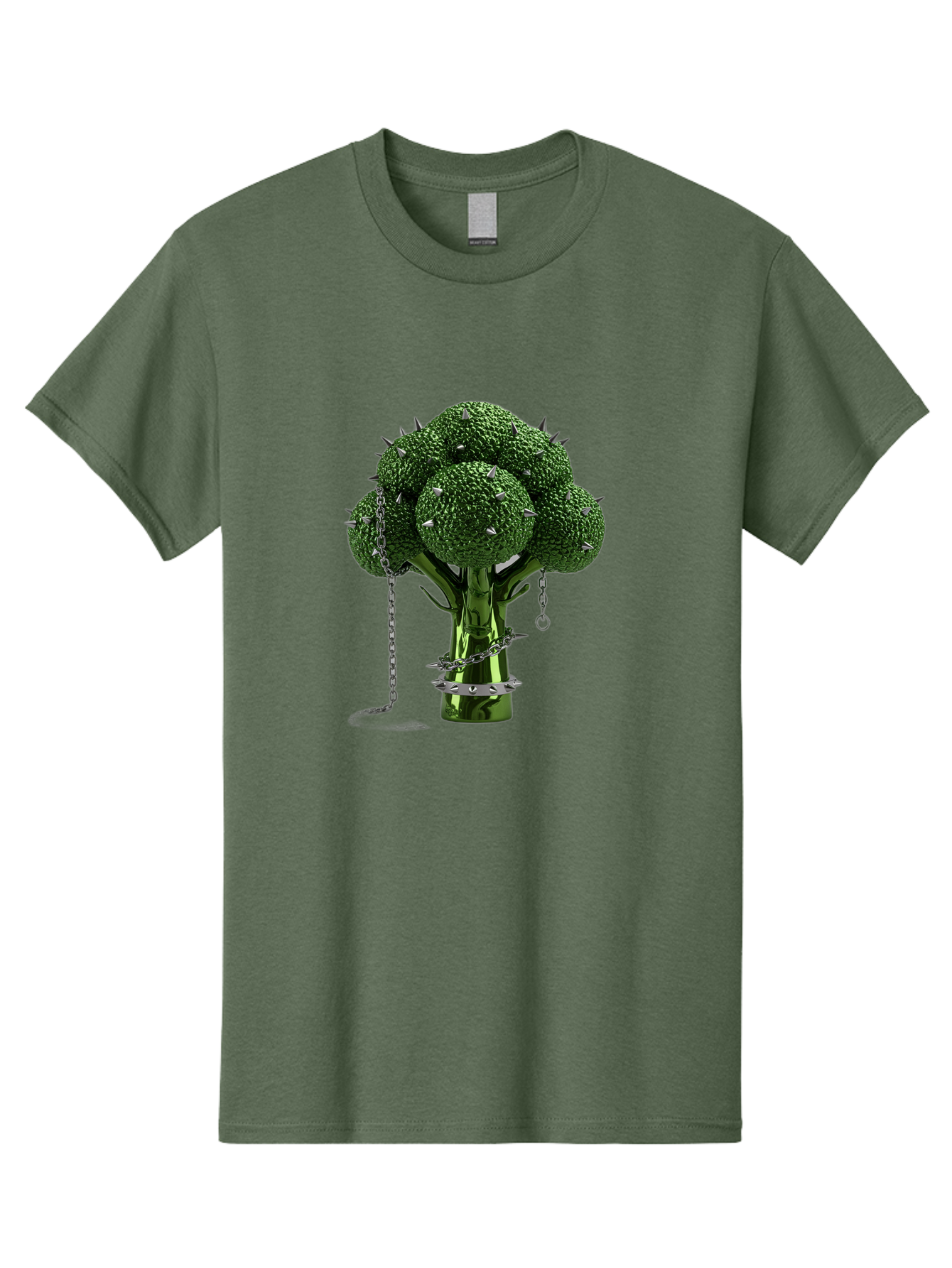 Broccoli-With-Spikes-And-Chains Men'S Graphic Tee, 100% Cotton, Comfortable Casual Summer Wear, Machine Washable, Vintage Camera, Old Camera, Antique Camera, Black Camera, Classic Photography, Photography Equipment, Nostalgic Device, Bak117