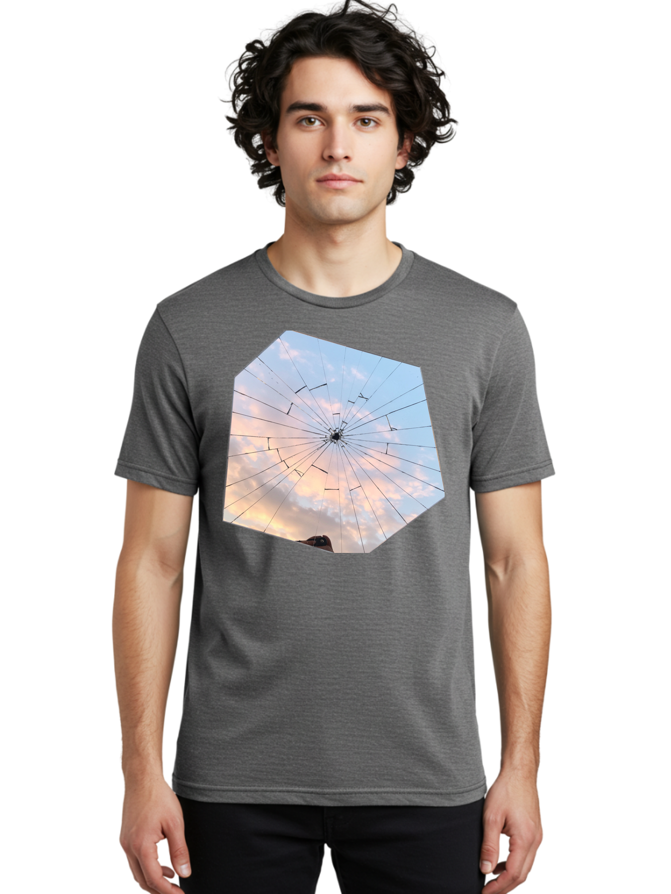 Broken-Glass Men'S Graphic Tee, 100% Cotton, Comfortable Casual Summer Wear, Machine Washable, Vintage Camera, Old Camera, Antique Camera, Black Camera, Classic Photography, Photography Equipment, Nostalgic Device, Film Camera, Camera Art Bak123