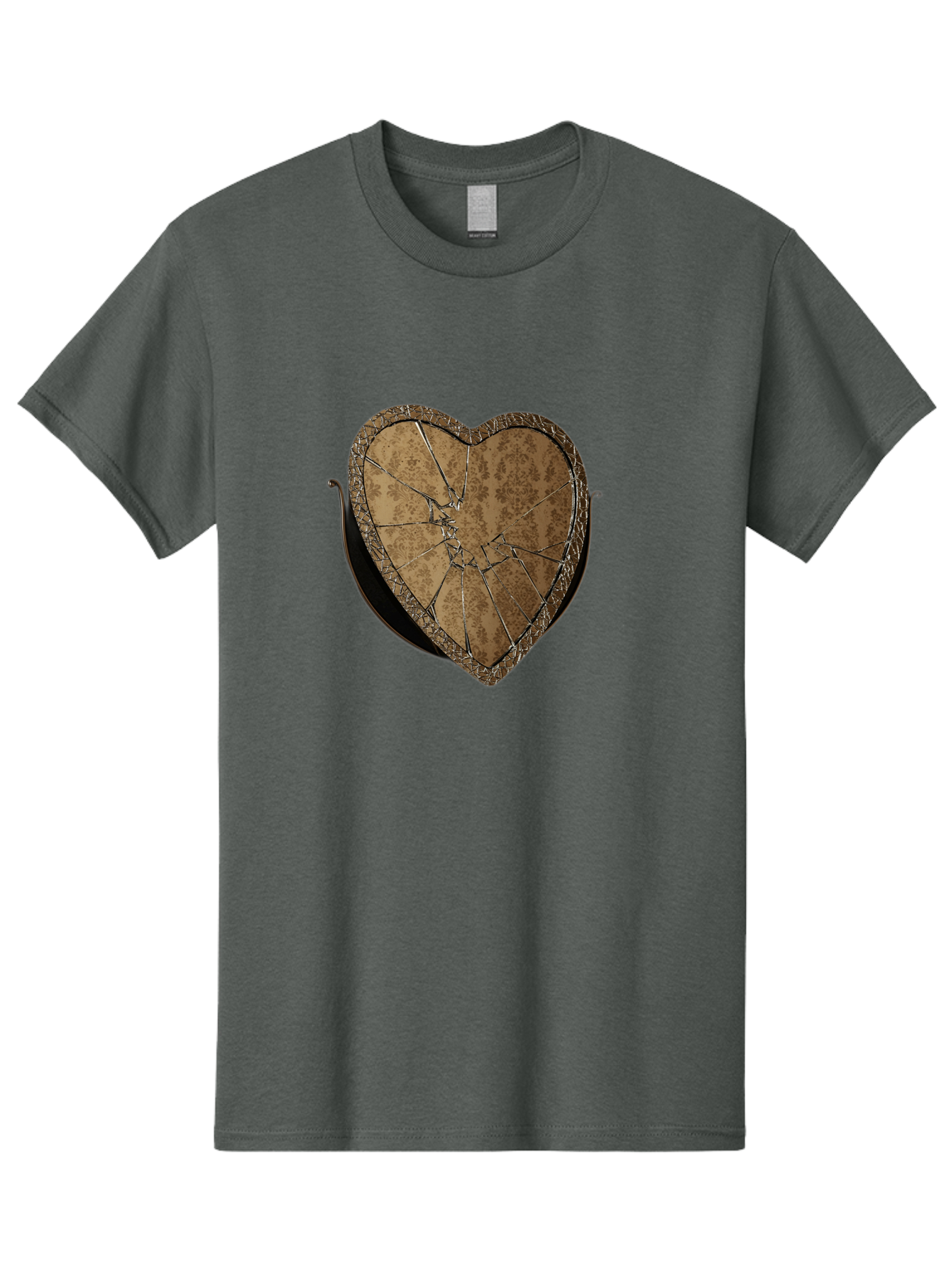 Broken-Heart-2 Men'S Graphic Tee, 100% Cotton, Comfortable Casual Summer Wear, Machine Washable, Vintage Camera, Old Camera, Antique Camera, Black Camera, Classic Photography, Photography Equipment, Nostalgic Device, Film Camera, Camera Art Bak125