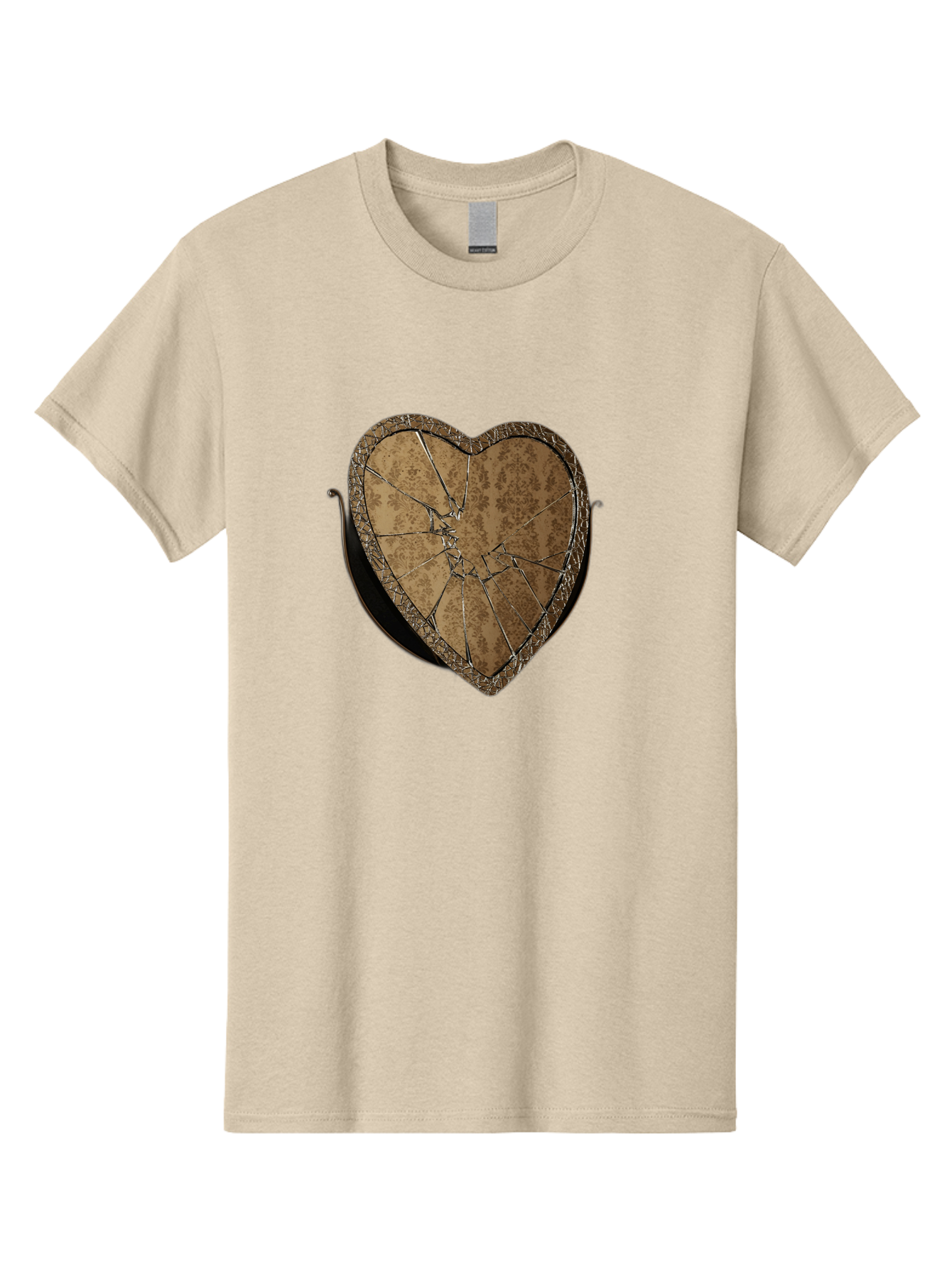 Broken-Heart-2 Men'S Graphic Tee, 100% Cotton, Comfortable Casual Summer Wear, Machine Washable, Vintage Camera, Old Camera, Antique Camera, Black Camera, Classic Photography, Photography Equipment, Nostalgic Device, Film Camera, Camera Art Bak125