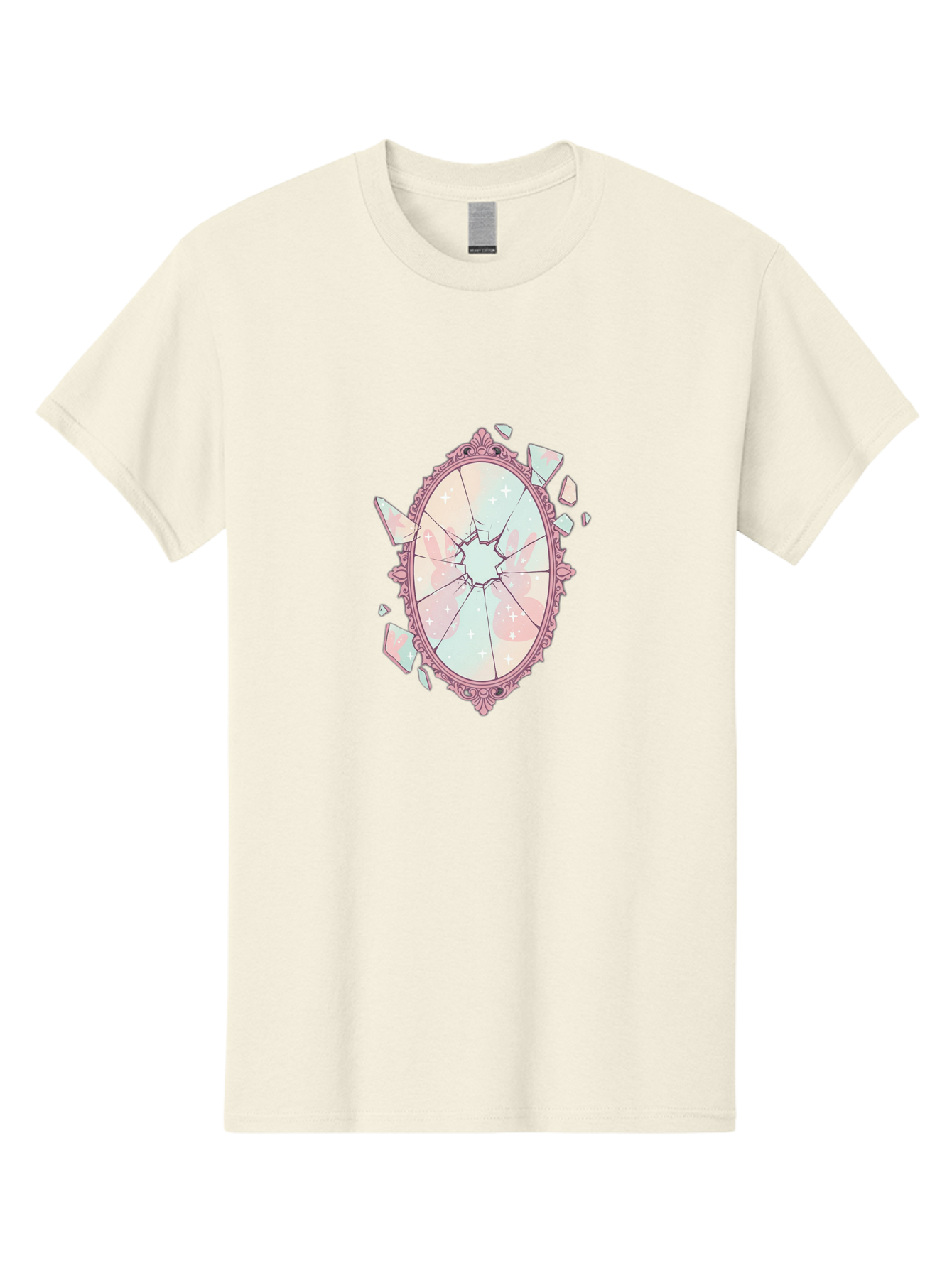 Broken-Mirror-2 Men'S Graphic Tee, 100% Cotton, Comfortable Casual Summer Wear, Machine Washable, Vintage Camera, Old Camera, Antique Camera, Black Camera, Classic Photography, Photography Equipment, Nostalgic Device, Film Camera, Camera Art Bak130