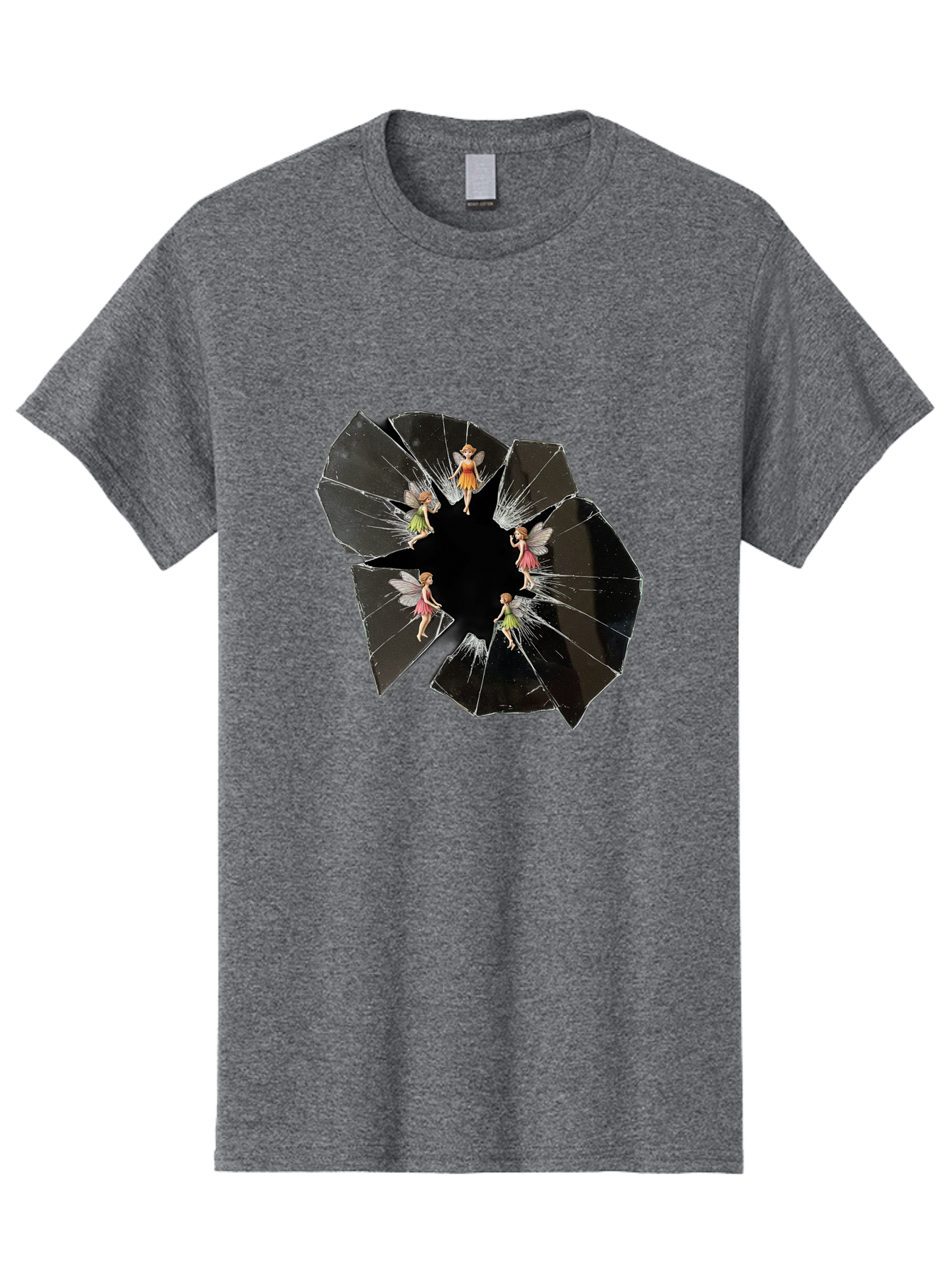 Broken-Mirror-Fairies Men'S Graphic Tee, 100% Cotton, Comfortable Casual Summer Wear, Machine Washable, Vintage Camera, Old Camera, Antique Camera, Black Camera, Classic Photography, Photography Equipment, Nostalgic Device, Film Camera, Bak133