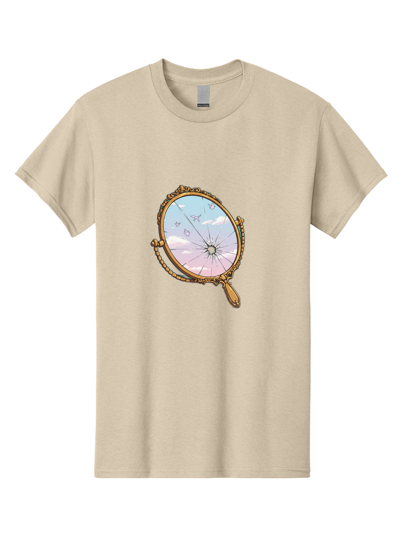 Broken-Mirror Men'S Graphic Tee, 100% Cotton, Comfortable Casual Summer Wear, Machine Washable, Vintage Camera, Old Camera, Antique Camera, Black Camera, Classic Photography, Photography Equipment, Nostalgic Device, Film Camera, Camera Art Bak137