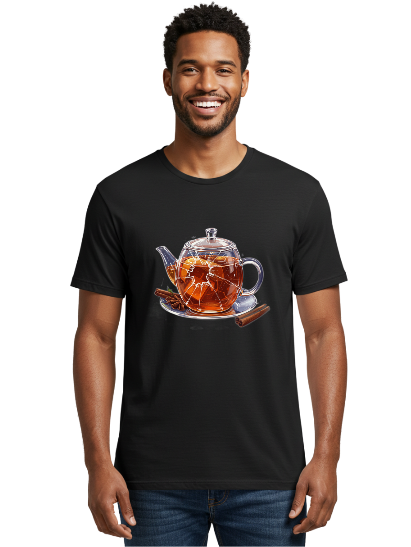 Broken-Teapot Men'S Graphic Tee, 100% Cotton, Comfortable Casual Summer Wear, Machine Washable, Vintage Camera, Old Camera, Antique Camera, Black Camera, Classic Photography, Photography Equipment, Nostalgic Device, Film Camera, Camera Art Bak139