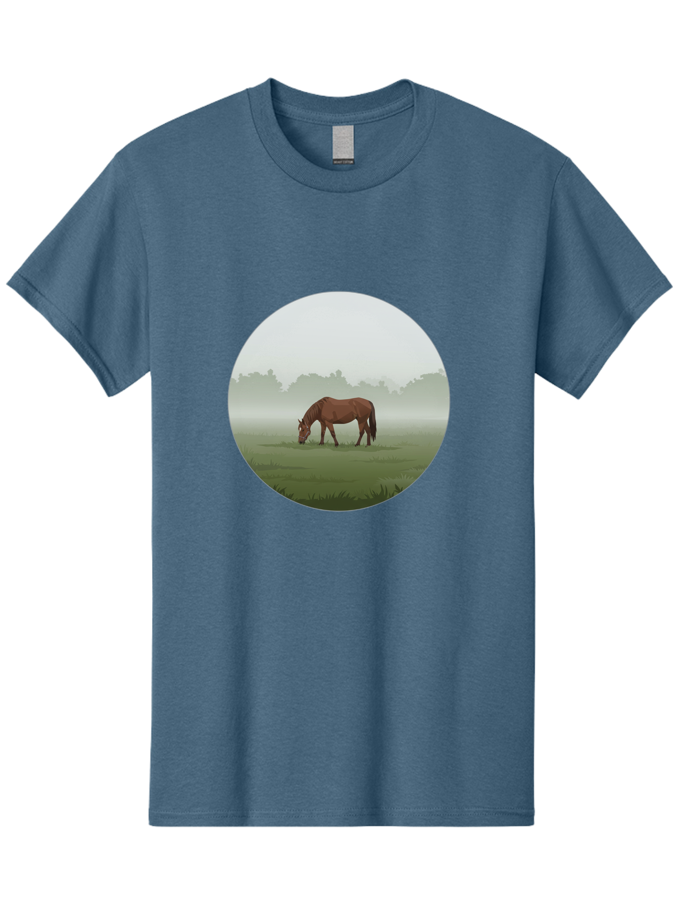 Brown-Horse-Grazing Men'S Graphic Tee, 100% Cotton, Comfortable Casual Summer Wear, Machine Washable, Vintage Camera, Old Camera, Antique Camera, Black Camera, Classic Photography, Photography Equipment, Nostalgic Device, Film Camera, Bak142