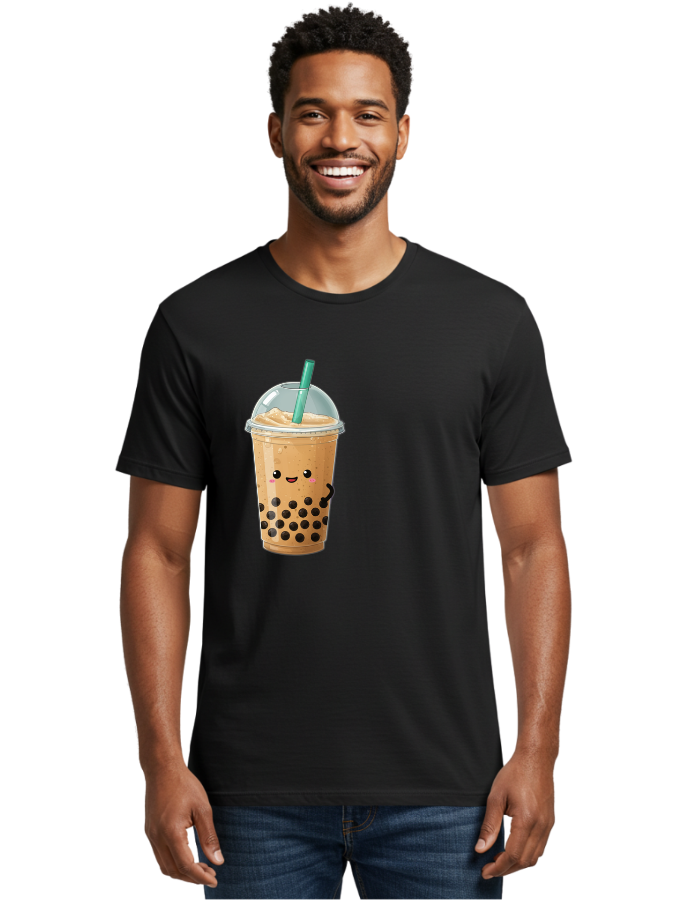 Bubble-Tea Men'S Graphic Tee, 100% Cotton, Comfortable Casual Summer Wear, Machine Washable, Vintage Camera, Old Camera, Antique Camera, Black Camera, Classic Photography, Photography Equipment, Nostalgic Device, Film Camera, Camera Art Bak143