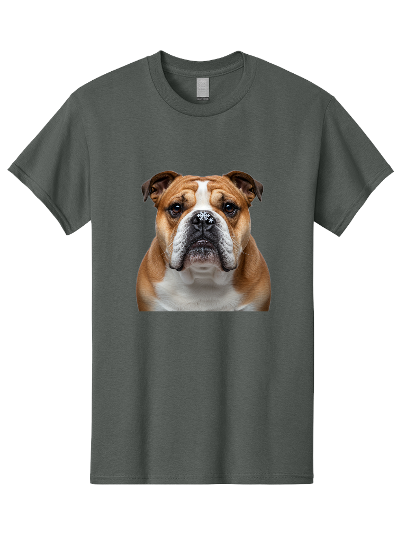Bulldog-Portrait Men'S Graphic Tee, 100% Cotton, Comfortable Casual Summer Wear, Machine Washable, Vintage Camera, Old Camera, Antique Camera, Black Camera, Classic Photography, Photography Equipment, Nostalgic Device, Film Camera, Camera Art Bak145