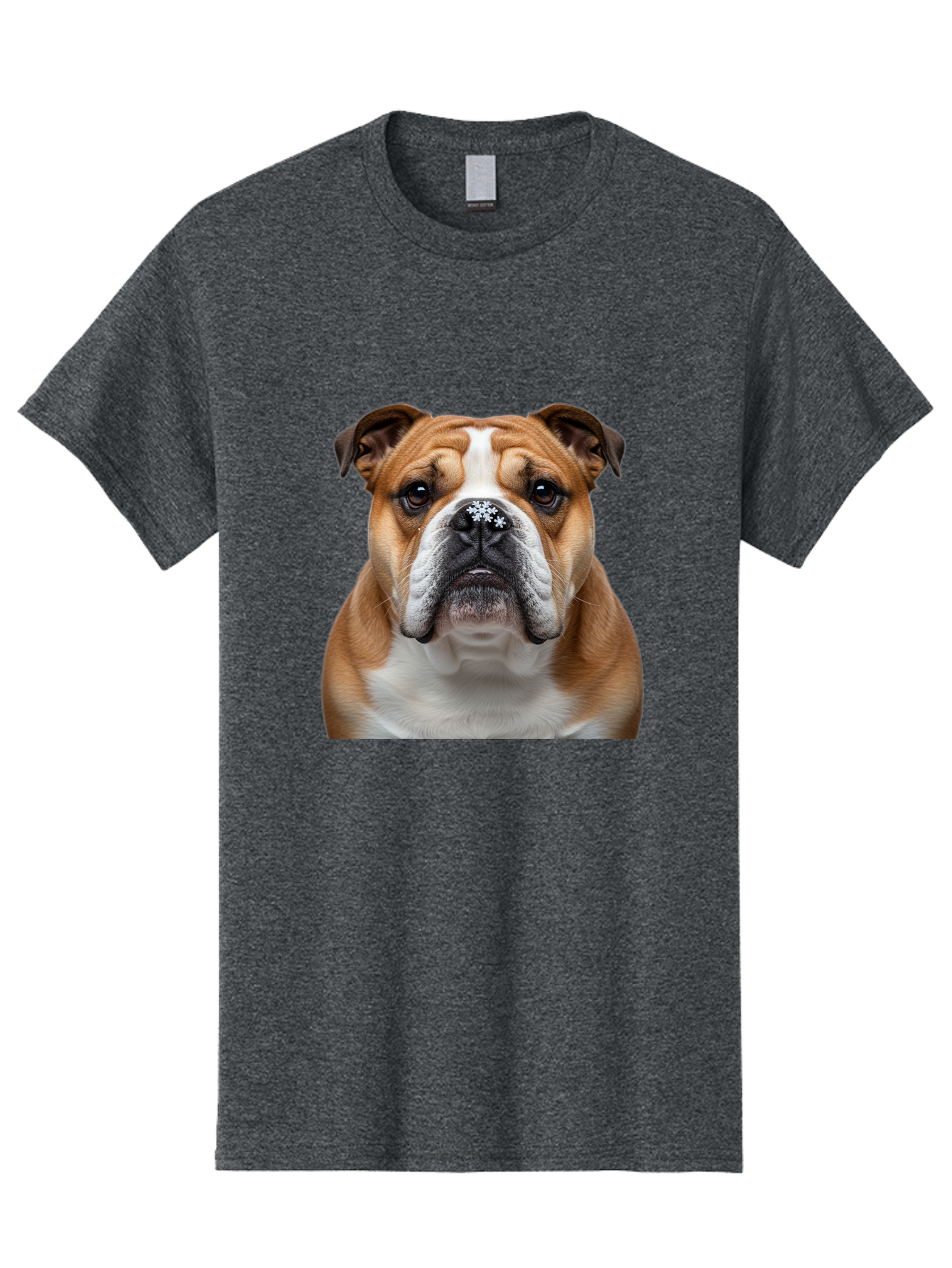 Bulldog-Portrait Men'S Graphic Tee, 100% Cotton, Comfortable Casual Summer Wear, Machine Washable, Vintage Camera, Old Camera, Antique Camera, Black Camera, Classic Photography, Photography Equipment, Nostalgic Device, Film Camera, Camera Art Bak145
