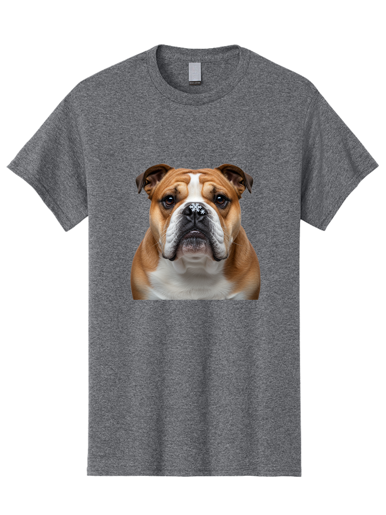 Bulldog-Portrait Men'S Graphic Tee, 100% Cotton, Comfortable Casual Summer Wear, Machine Washable, Vintage Camera, Old Camera, Antique Camera, Black Camera, Classic Photography, Photography Equipment, Nostalgic Device, Film Camera, Camera Art Bak145