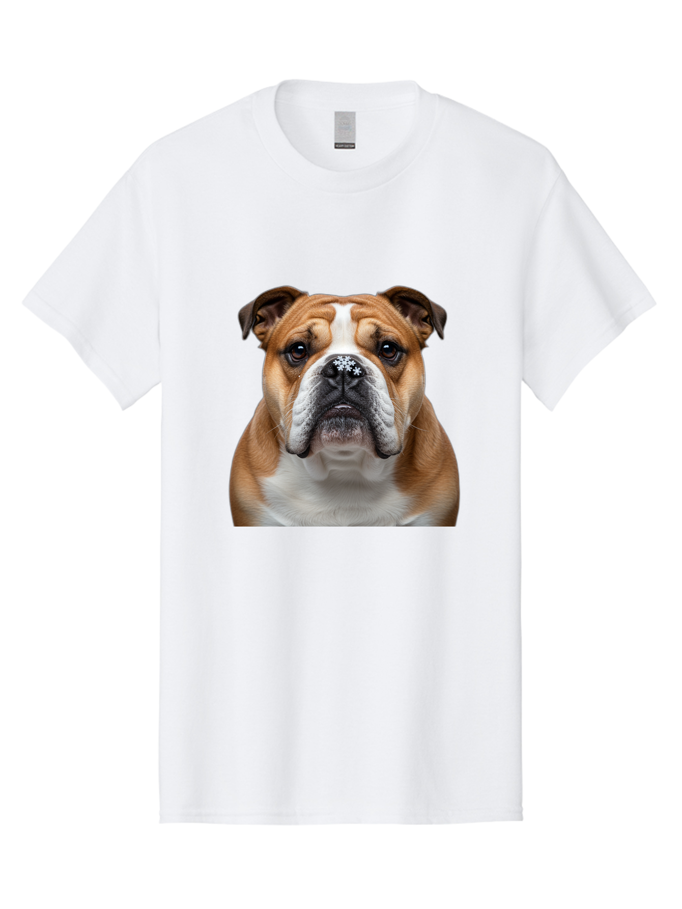 Bulldog-Portrait Men'S Graphic Tee, 100% Cotton, Comfortable Casual Summer Wear, Machine Washable, Vintage Camera, Old Camera, Antique Camera, Black Camera, Classic Photography, Photography Equipment, Nostalgic Device, Film Camera, Camera Art Bak145