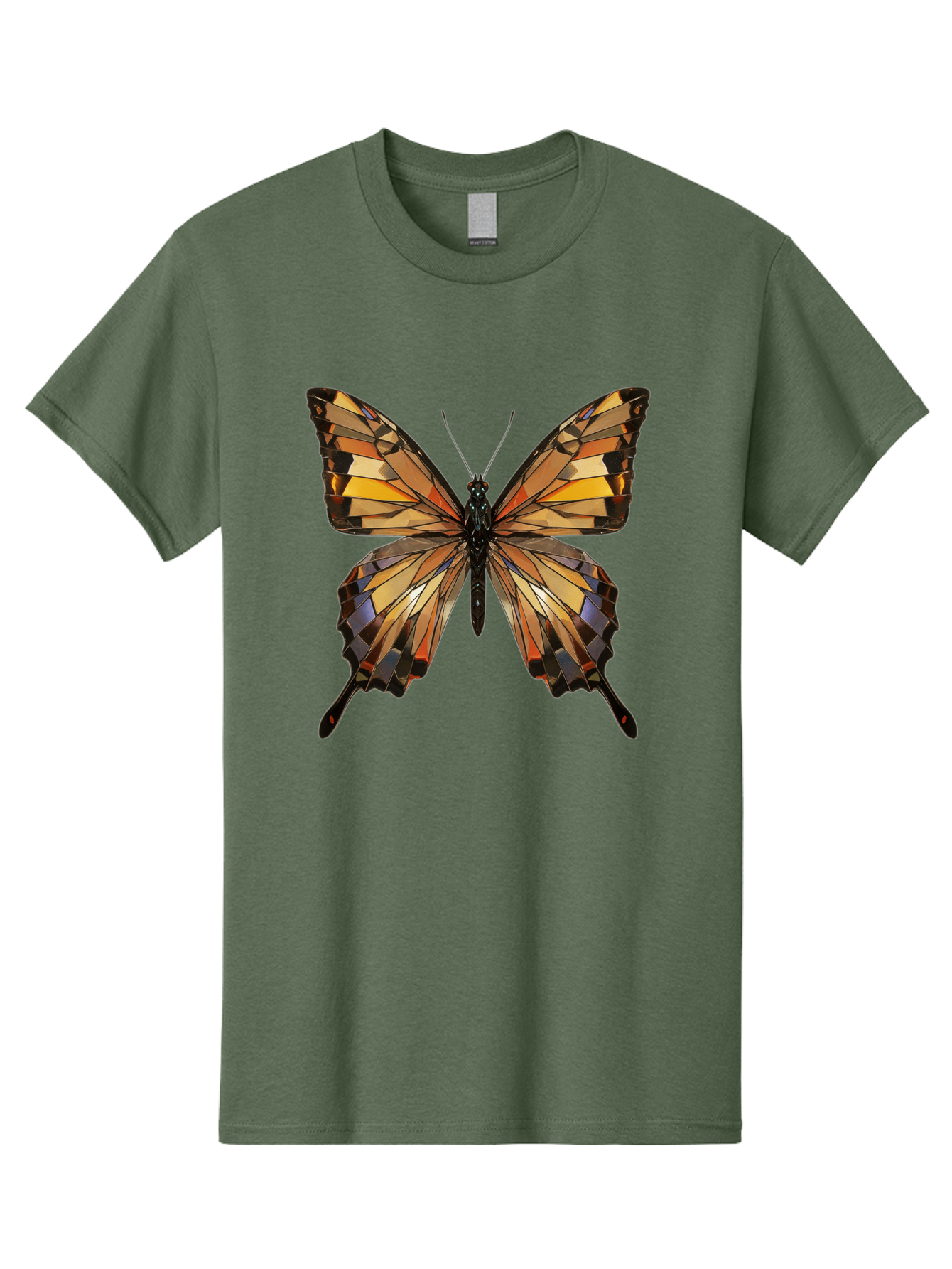Butterfly-2 Men'S Graphic Tee, 100% Cotton, Comfortable Casual Summer Wear, Machine Washable, Vintage Camera, Old Camera, Antique Camera, Black Camera, Classic Photography, Photography Equipment, Nostalgic Device, Film Camera, Camera Art Bak155