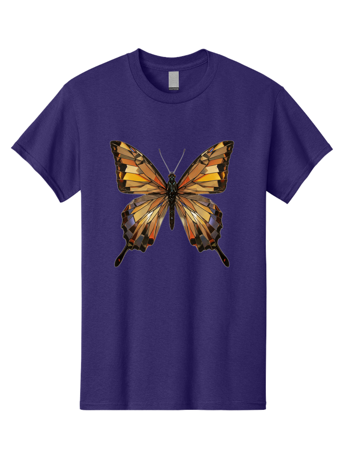 Butterfly-2 Men'S Graphic Tee, 100% Cotton, Comfortable Casual Summer Wear, Machine Washable, Vintage Camera, Old Camera, Antique Camera, Black Camera, Classic Photography, Photography Equipment, Nostalgic Device, Film Camera, Camera Art Bak155