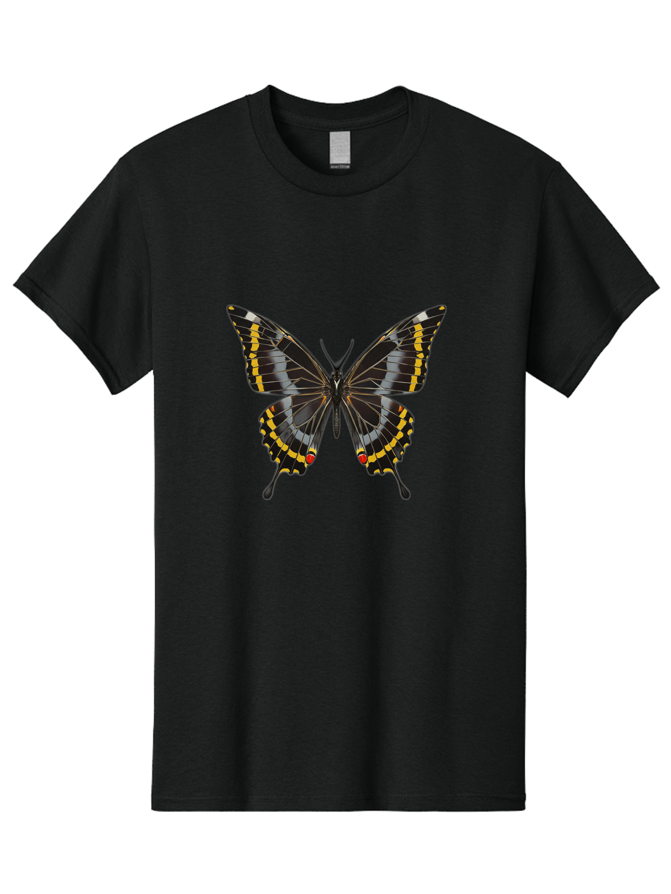 Butterfly-3 Men'S Graphic Tee, 100% Cotton, Comfortable Casual Summer Wear, Machine Washable, Vintage Camera, Old Camera, Antique Camera, Black Camera, Classic Photography, Photography Equipment, Nostalgic Device, Film Camera, Camera Art Bak156