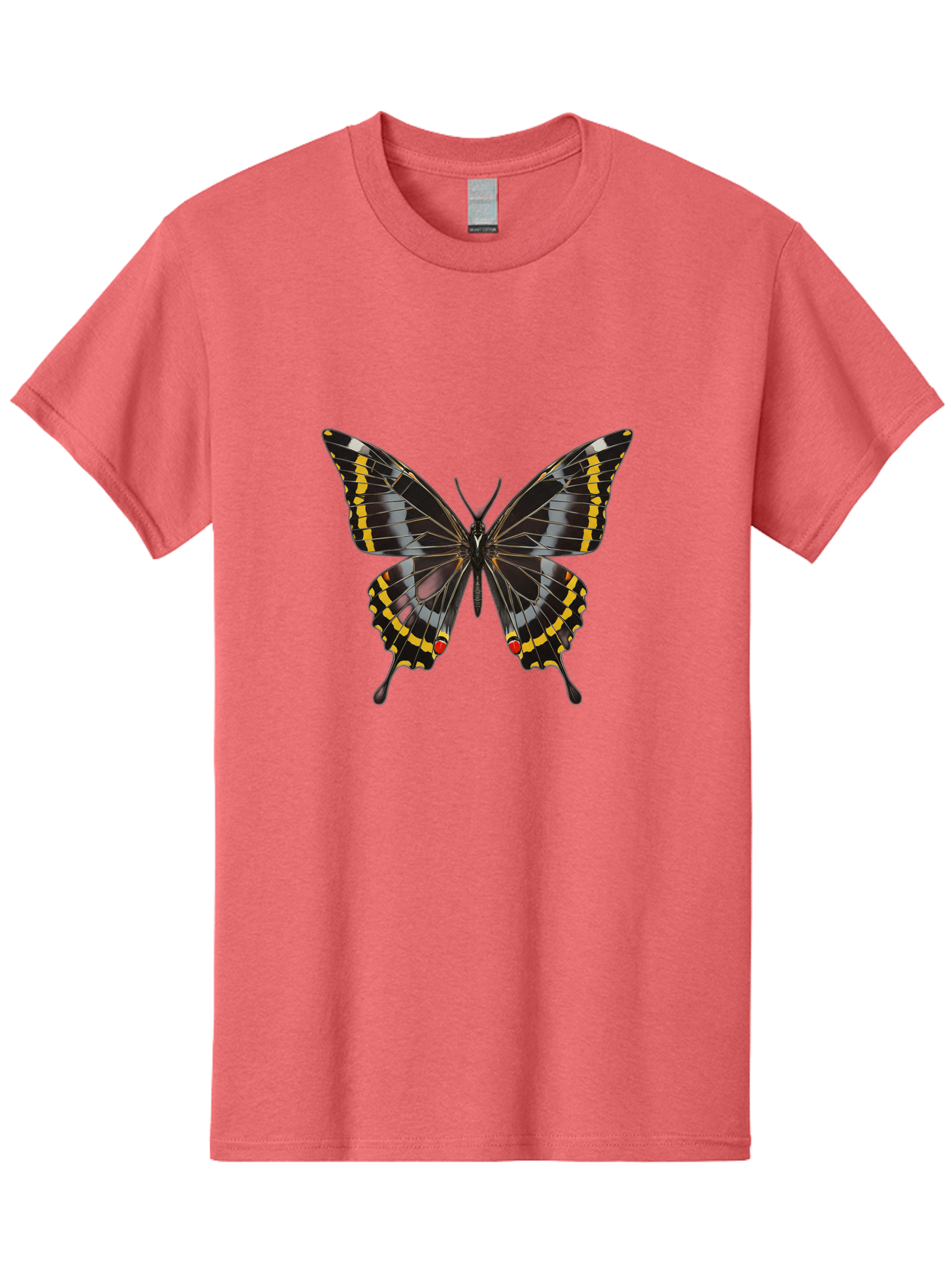 Butterfly-3 Men'S Graphic Tee, 100% Cotton, Comfortable Casual Summer Wear, Machine Washable, Vintage Camera, Old Camera, Antique Camera, Black Camera, Classic Photography, Photography Equipment, Nostalgic Device, Film Camera, Camera Art Bak156