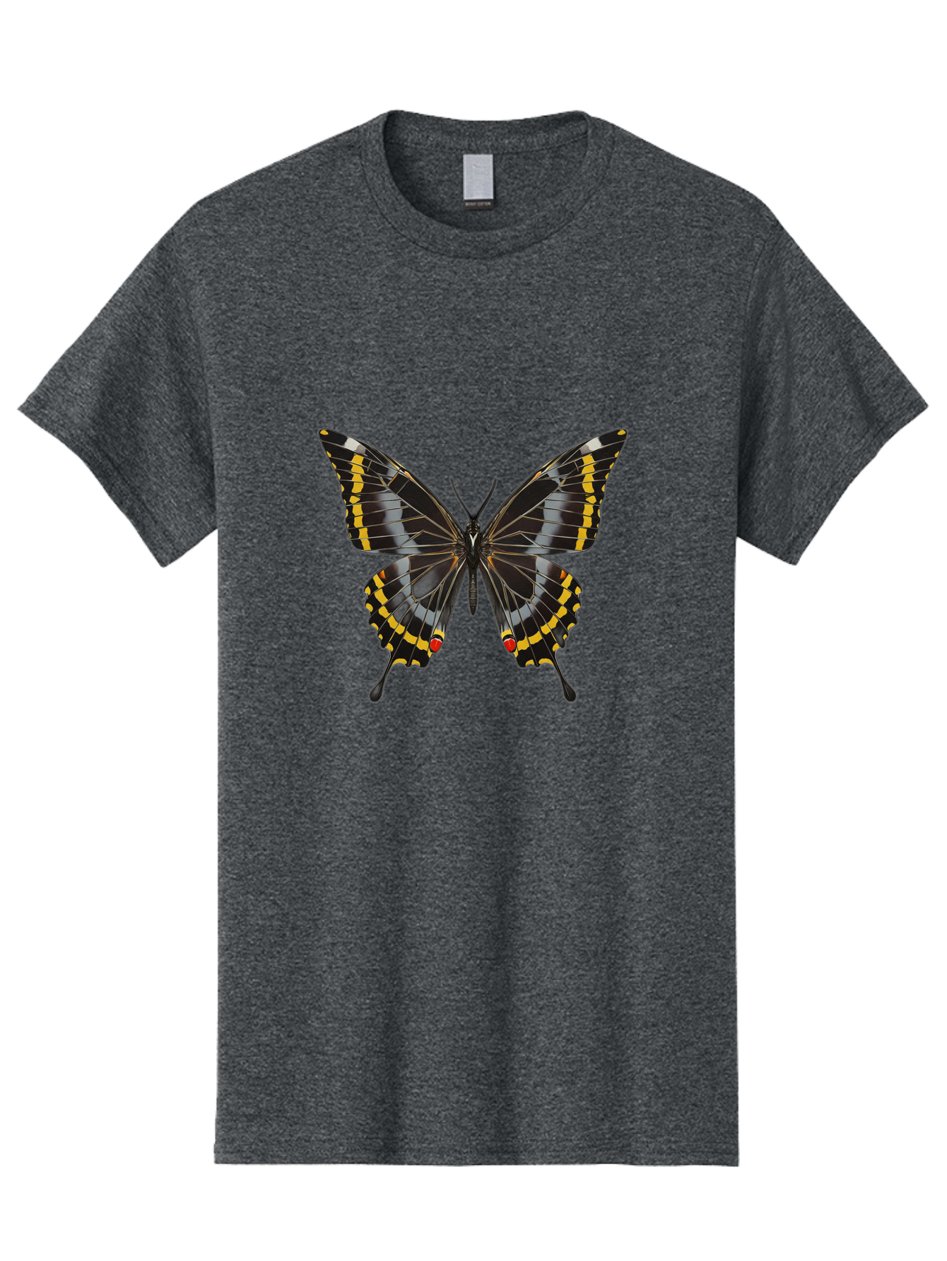 Butterfly-3 Men'S Graphic Tee, 100% Cotton, Comfortable Casual Summer Wear, Machine Washable, Vintage Camera, Old Camera, Antique Camera, Black Camera, Classic Photography, Photography Equipment, Nostalgic Device, Film Camera, Camera Art Bak156