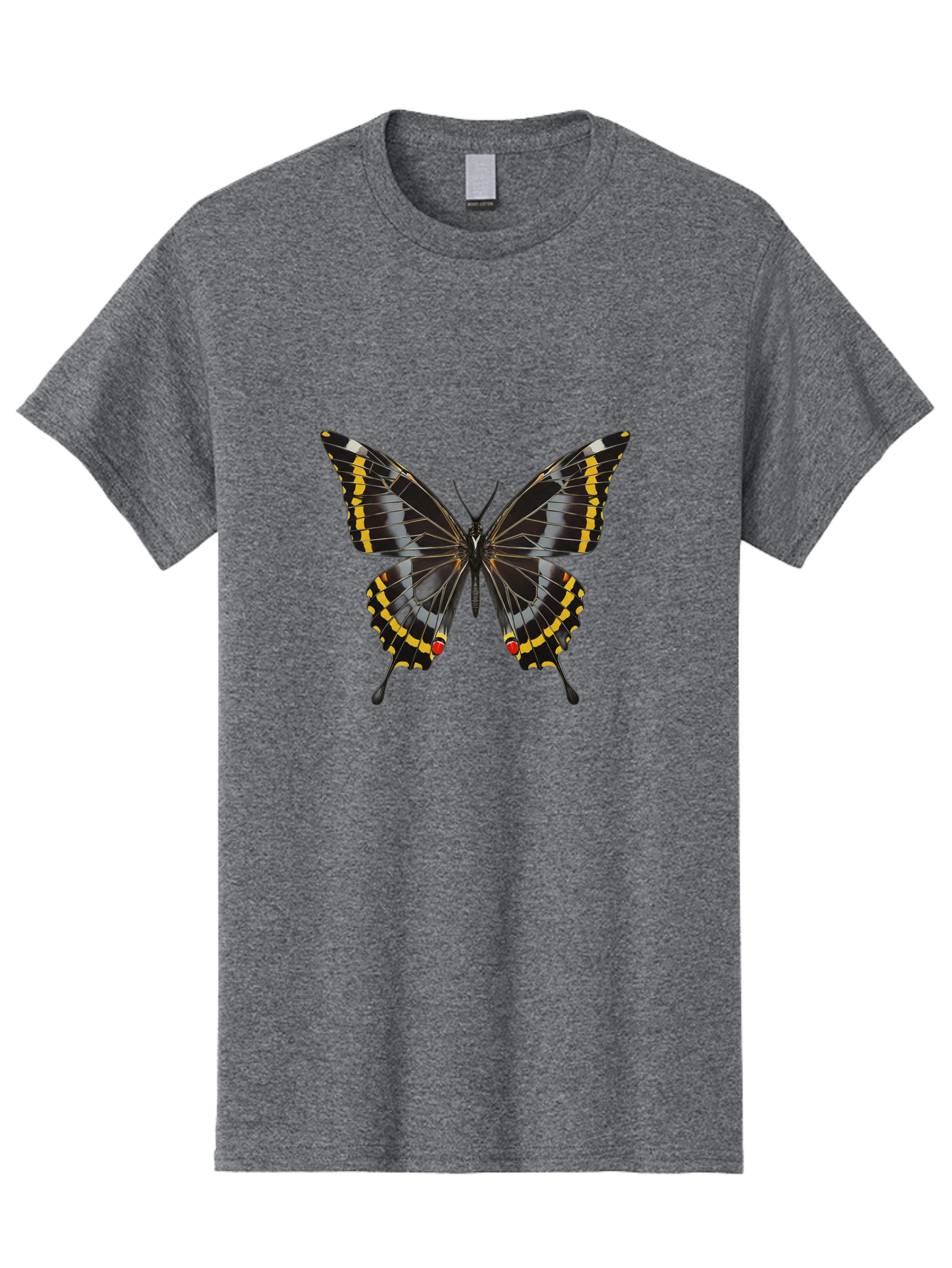 Butterfly-3 Men'S Graphic Tee, 100% Cotton, Comfortable Casual Summer Wear, Machine Washable, Vintage Camera, Old Camera, Antique Camera, Black Camera, Classic Photography, Photography Equipment, Nostalgic Device, Film Camera, Camera Art Bak156