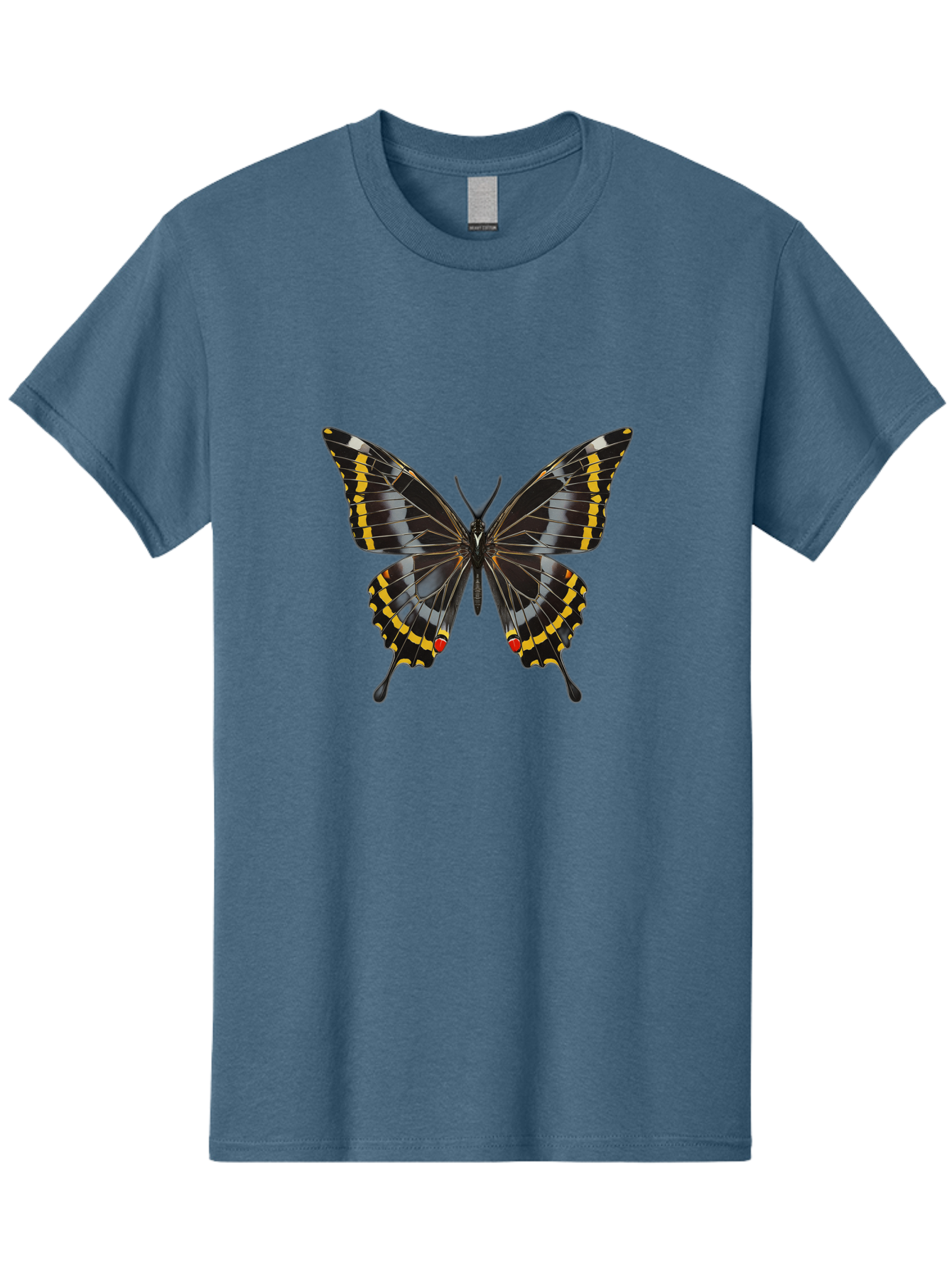 Butterfly-3 Men'S Graphic Tee, 100% Cotton, Comfortable Casual Summer Wear, Machine Washable, Vintage Camera, Old Camera, Antique Camera, Black Camera, Classic Photography, Photography Equipment, Nostalgic Device, Film Camera, Camera Art Bak156