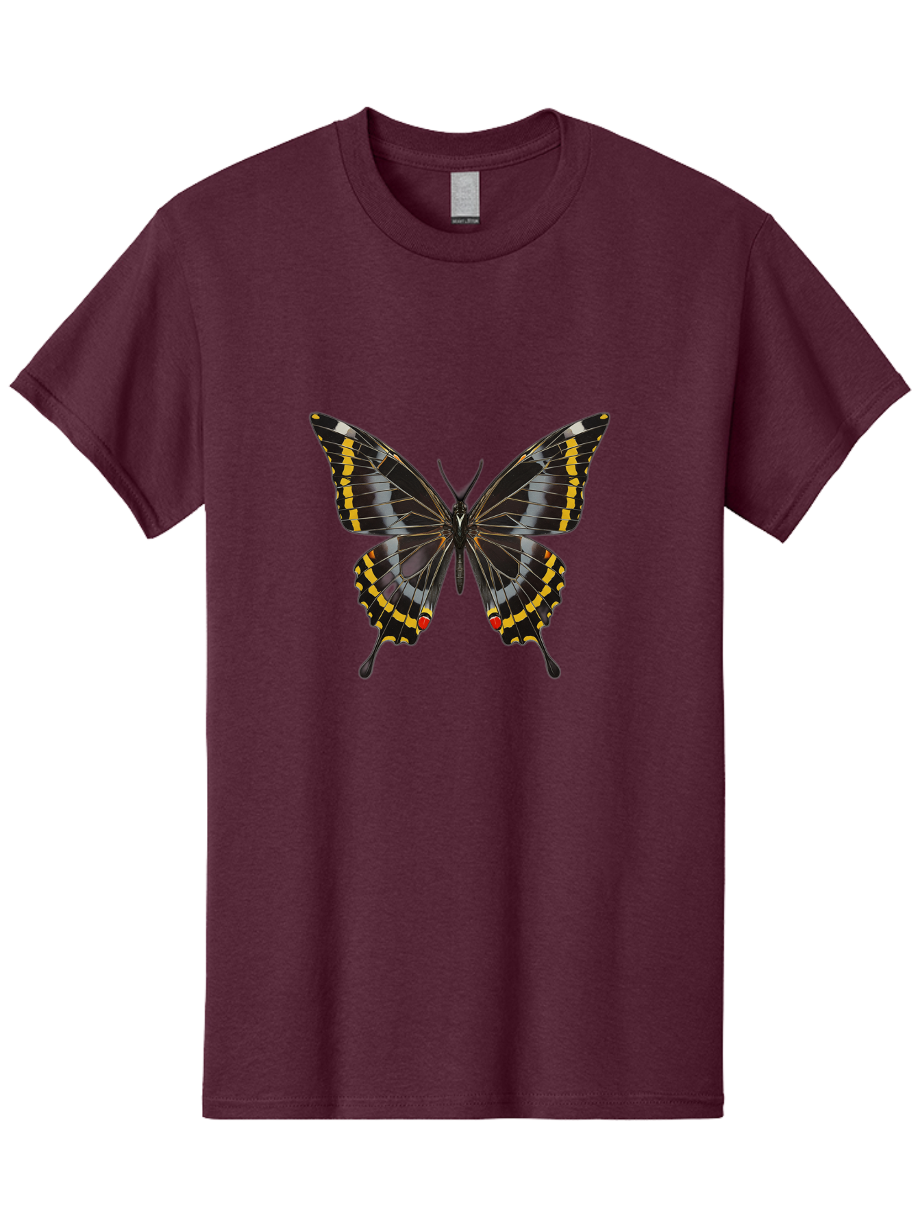 Butterfly-3 Men'S Graphic Tee, 100% Cotton, Comfortable Casual Summer Wear, Machine Washable, Vintage Camera, Old Camera, Antique Camera, Black Camera, Classic Photography, Photography Equipment, Nostalgic Device, Film Camera, Camera Art Bak156