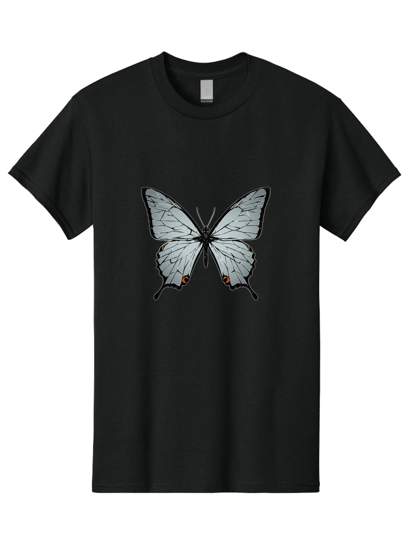Butterfly-4 Men'S Graphic Tee, 100% Cotton, Comfortable Casual Summer Wear, Machine Washable, Vintage Camera, Old Camera, Antique Camera, Black Camera, Classic Photography, Photography Equipment, Nostalgic Device, Film Camera, Camera Art Bak157