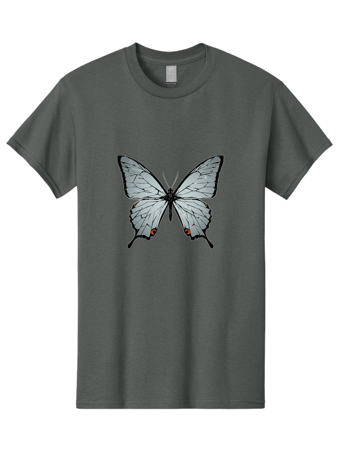 Butterfly-4 Men'S Graphic Tee, 100% Cotton, Comfortable Casual Summer Wear, Machine Washable, Vintage Camera, Old Camera, Antique Camera, Black Camera, Classic Photography, Photography Equipment, Nostalgic Device, Film Camera, Camera Art Bak157