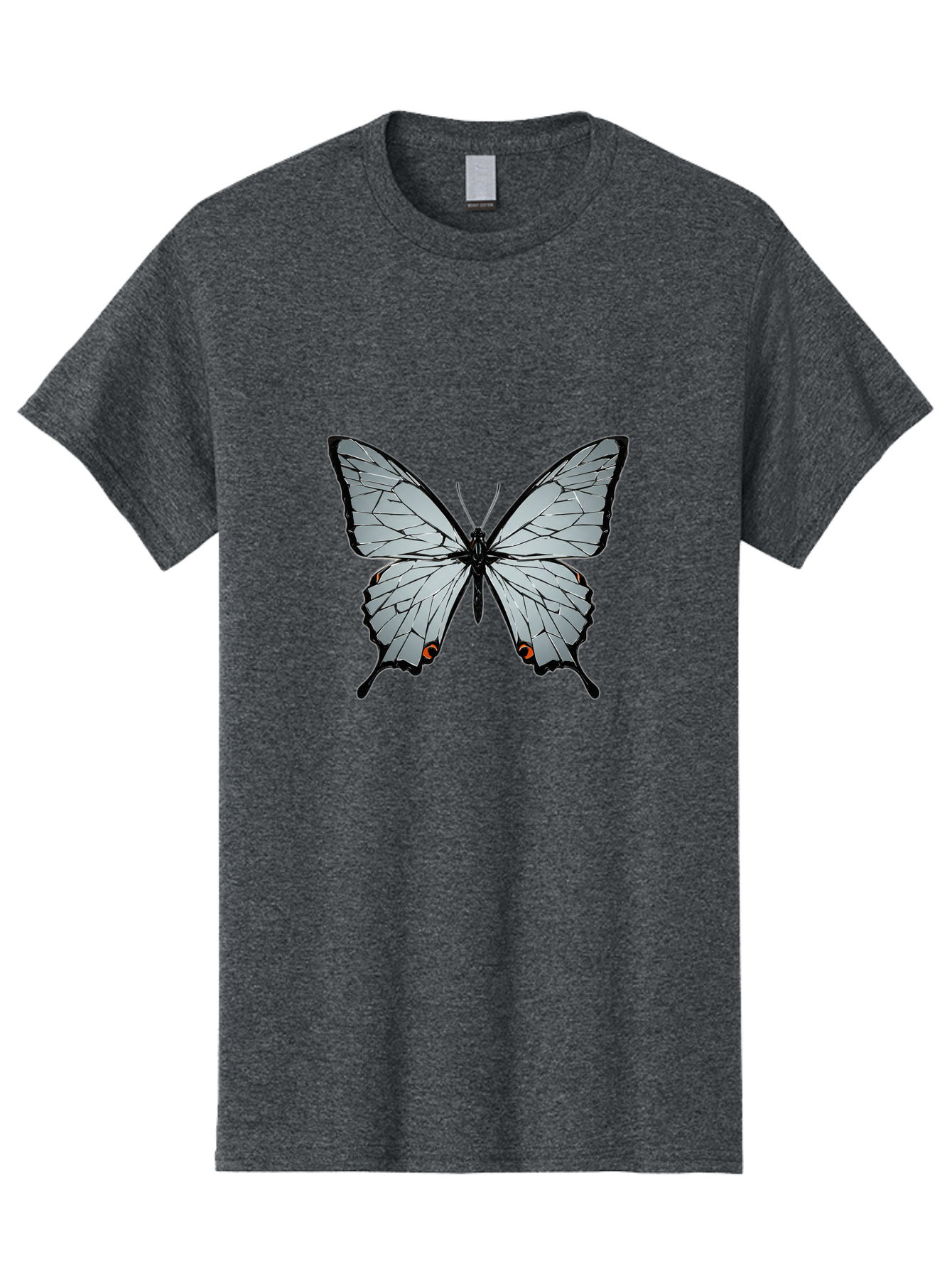 Butterfly-4 Men'S Graphic Tee, 100% Cotton, Comfortable Casual Summer Wear, Machine Washable, Vintage Camera, Old Camera, Antique Camera, Black Camera, Classic Photography, Photography Equipment, Nostalgic Device, Film Camera, Camera Art Bak157