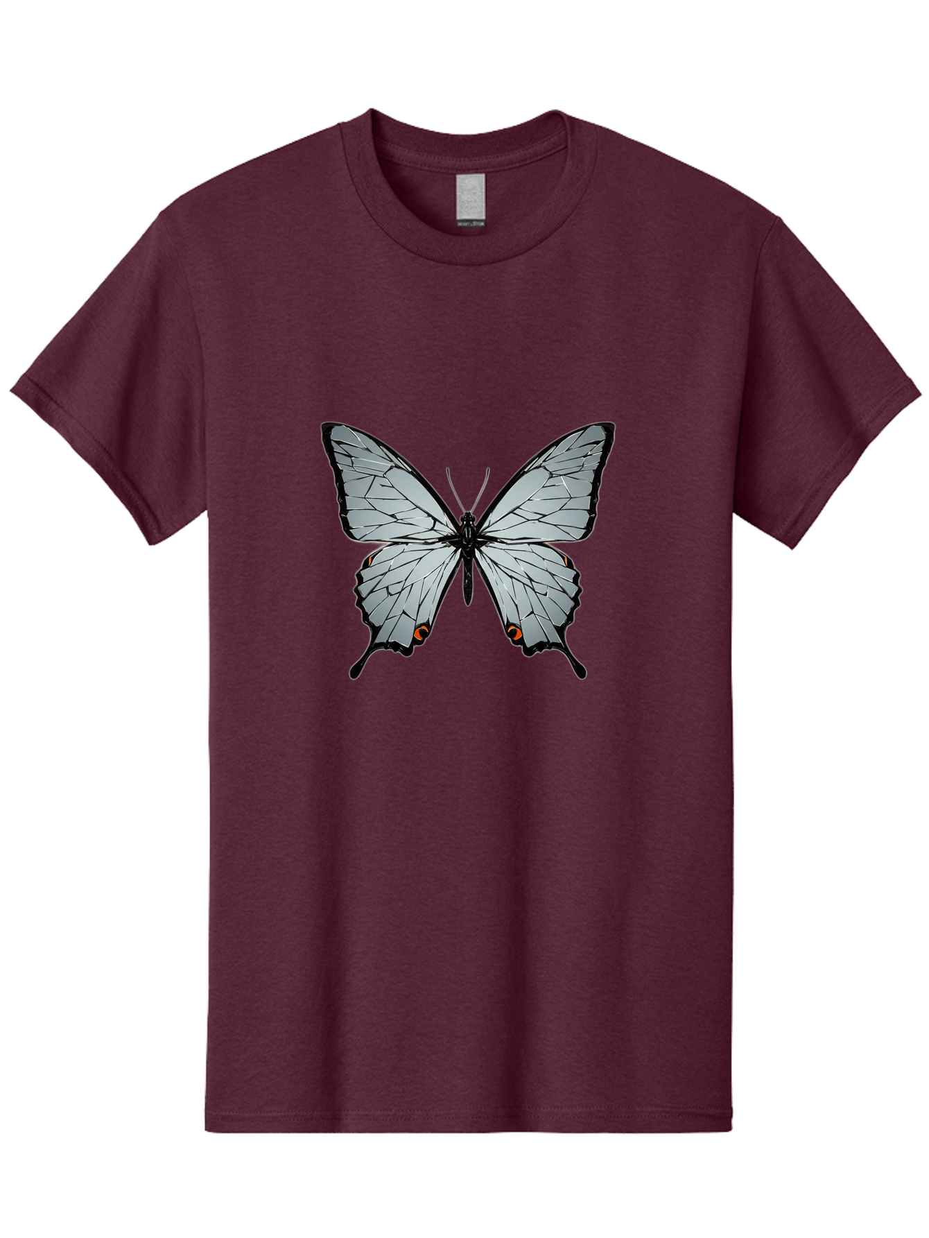 Butterfly-4 Men'S Graphic Tee, 100% Cotton, Comfortable Casual Summer Wear, Machine Washable, Vintage Camera, Old Camera, Antique Camera, Black Camera, Classic Photography, Photography Equipment, Nostalgic Device, Film Camera, Camera Art Bak157