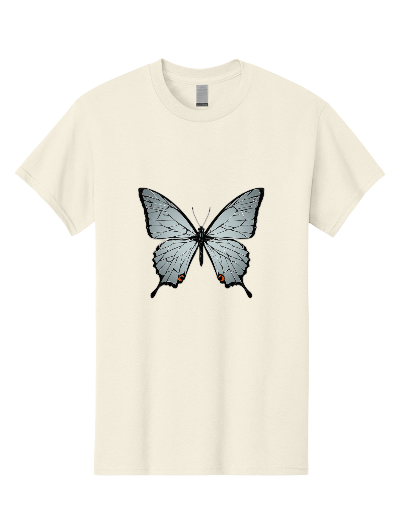 Butterfly-4 Men'S Graphic Tee, 100% Cotton, Comfortable Casual Summer Wear, Machine Washable, Vintage Camera, Old Camera, Antique Camera, Black Camera, Classic Photography, Photography Equipment, Nostalgic Device, Film Camera, Camera Art Bak157