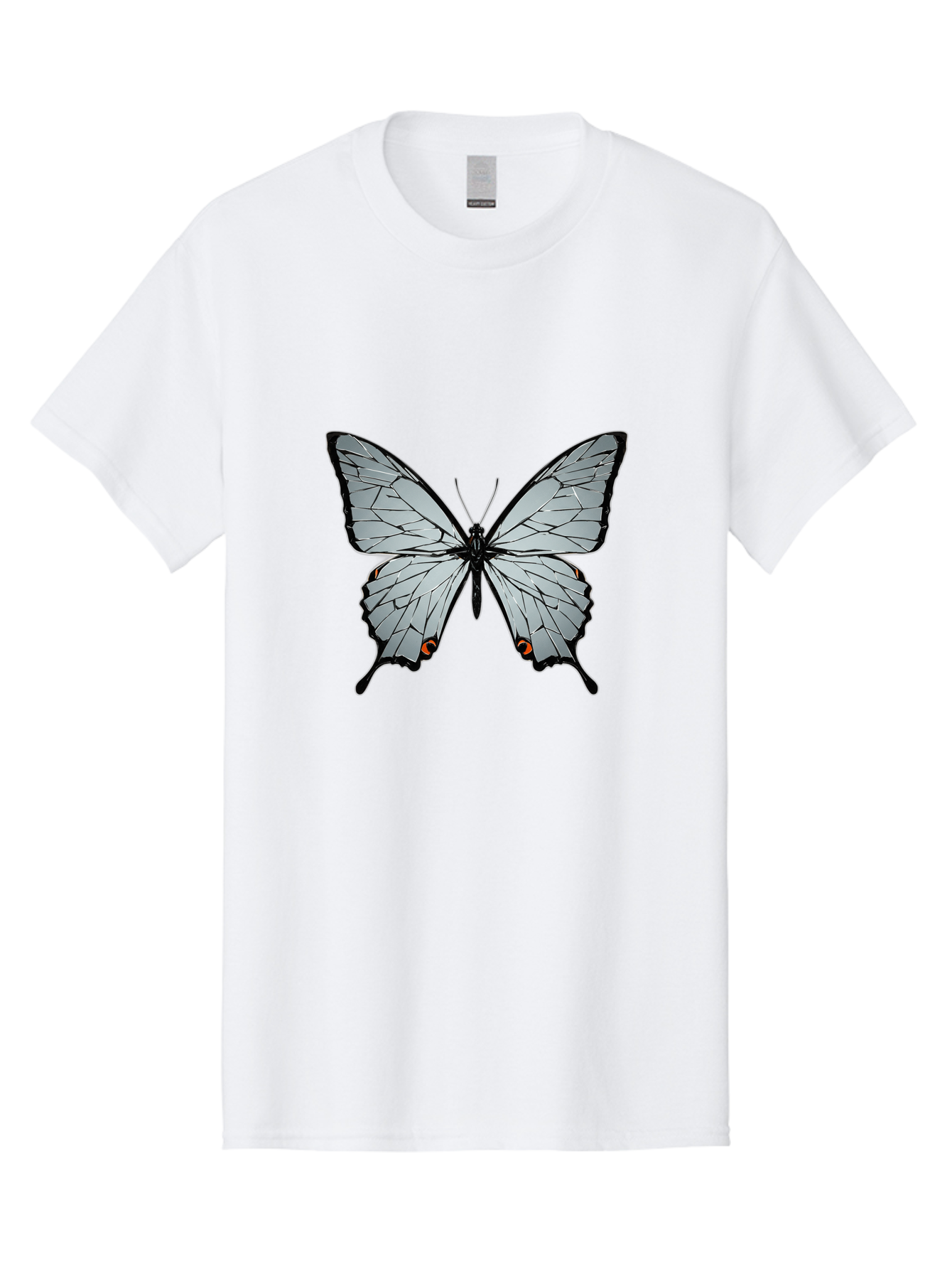 Butterfly-4 Men'S Graphic Tee, 100% Cotton, Comfortable Casual Summer Wear, Machine Washable, Vintage Camera, Old Camera, Antique Camera, Black Camera, Classic Photography, Photography Equipment, Nostalgic Device, Film Camera, Camera Art Bak157