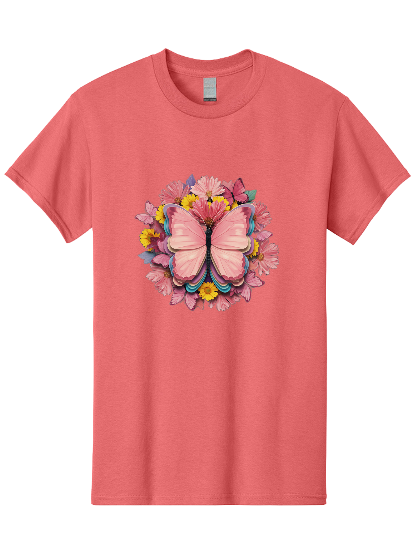 Butterfly-And-Flowers Men'S Graphic Tee, 100% Cotton, Comfortable Casual Summer Wear, Machine Washable, Vintage Camera, Old Camera, Antique Camera, Black Camera, Classic Photography, Photography Equipment, Nostalgic Device, Film Camera, Bak159