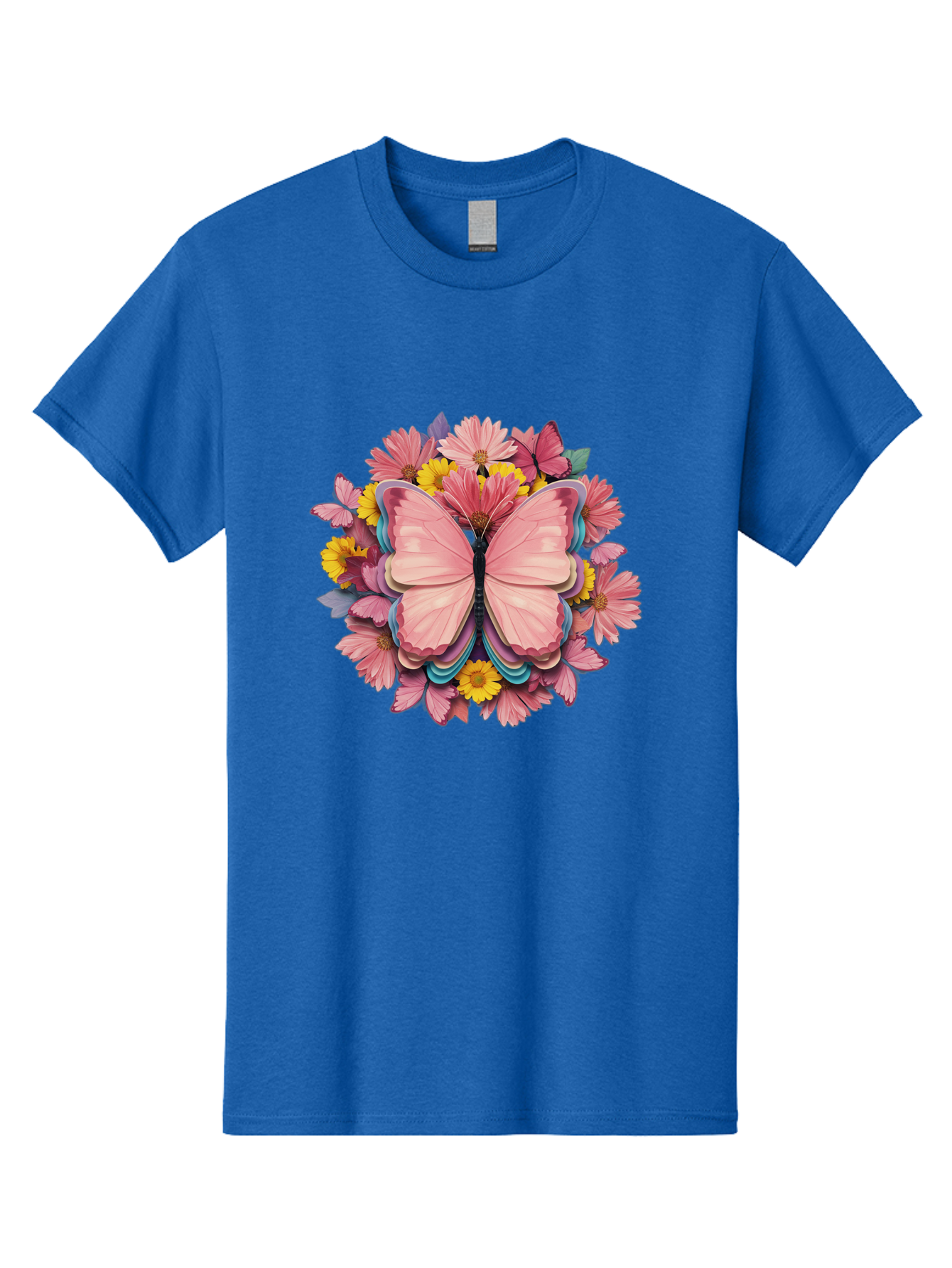 Butterfly-And-Flowers Men'S Graphic Tee, 100% Cotton, Comfortable Casual Summer Wear, Machine Washable, Vintage Camera, Old Camera, Antique Camera, Black Camera, Classic Photography, Photography Equipment, Nostalgic Device, Film Camera, Bak159