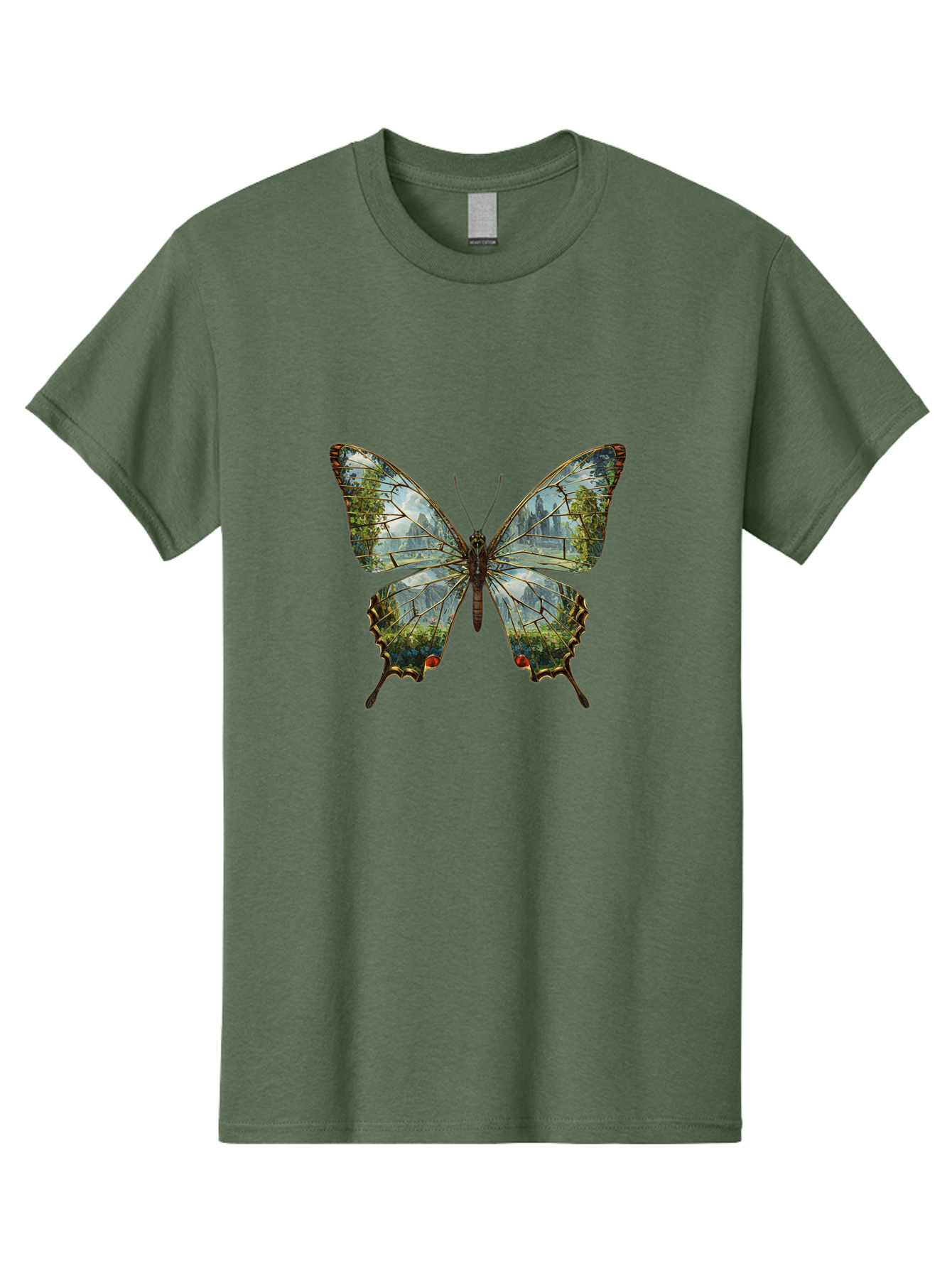 Butterfly-Cityscape Men'S Graphic Tee, 100% Cotton, Comfortable Casual Summer Wear, Machine Washable, Vintage Camera, Old Camera, Antique Camera, Black Camera, Classic Photography, Photography Equipment, Nostalgic Device, Film Camera, Bak160