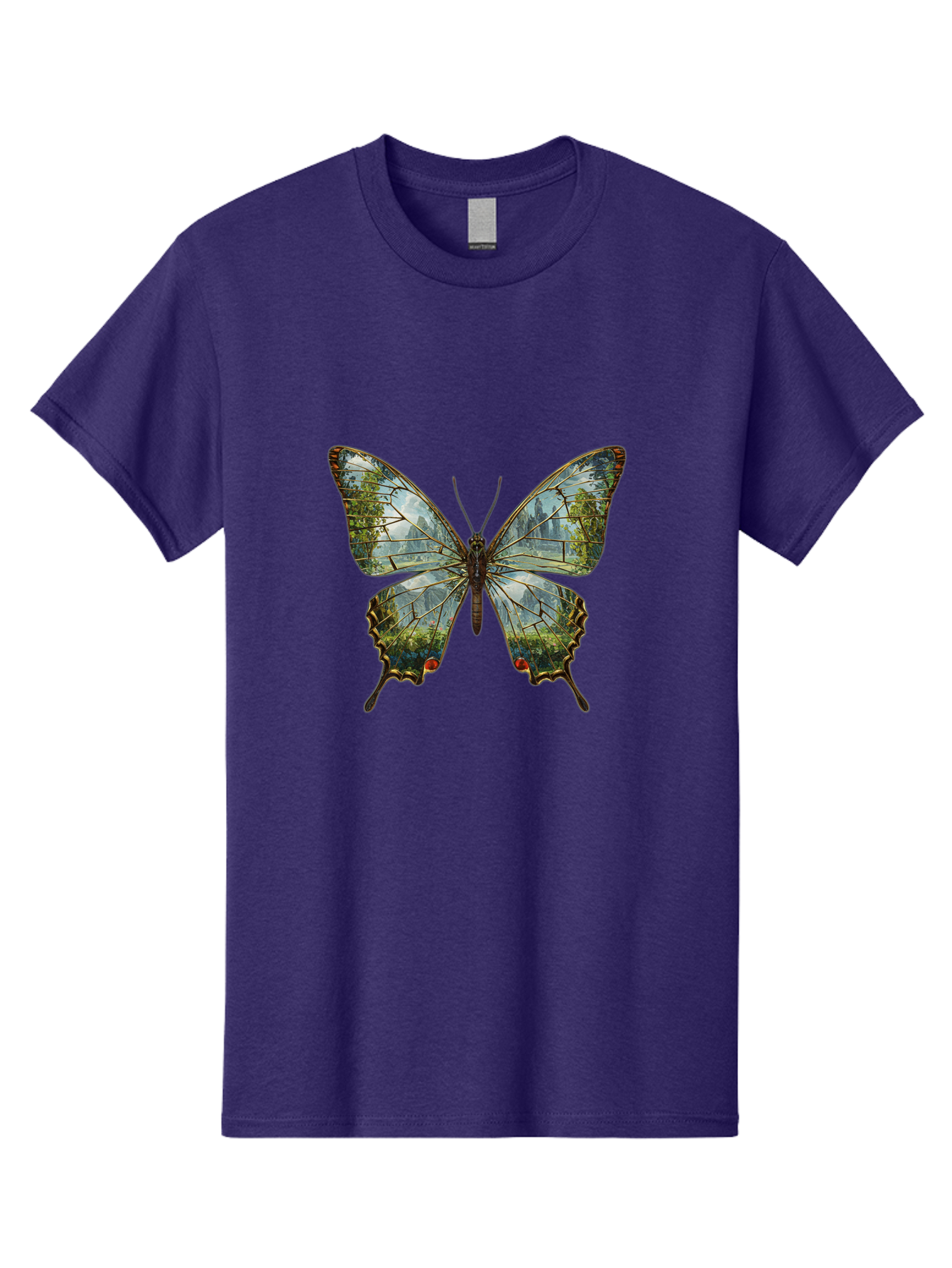 Butterfly-Cityscape Men'S Graphic Tee, 100% Cotton, Comfortable Casual Summer Wear, Machine Washable, Vintage Camera, Old Camera, Antique Camera, Black Camera, Classic Photography, Photography Equipment, Nostalgic Device, Film Camera, Bak160