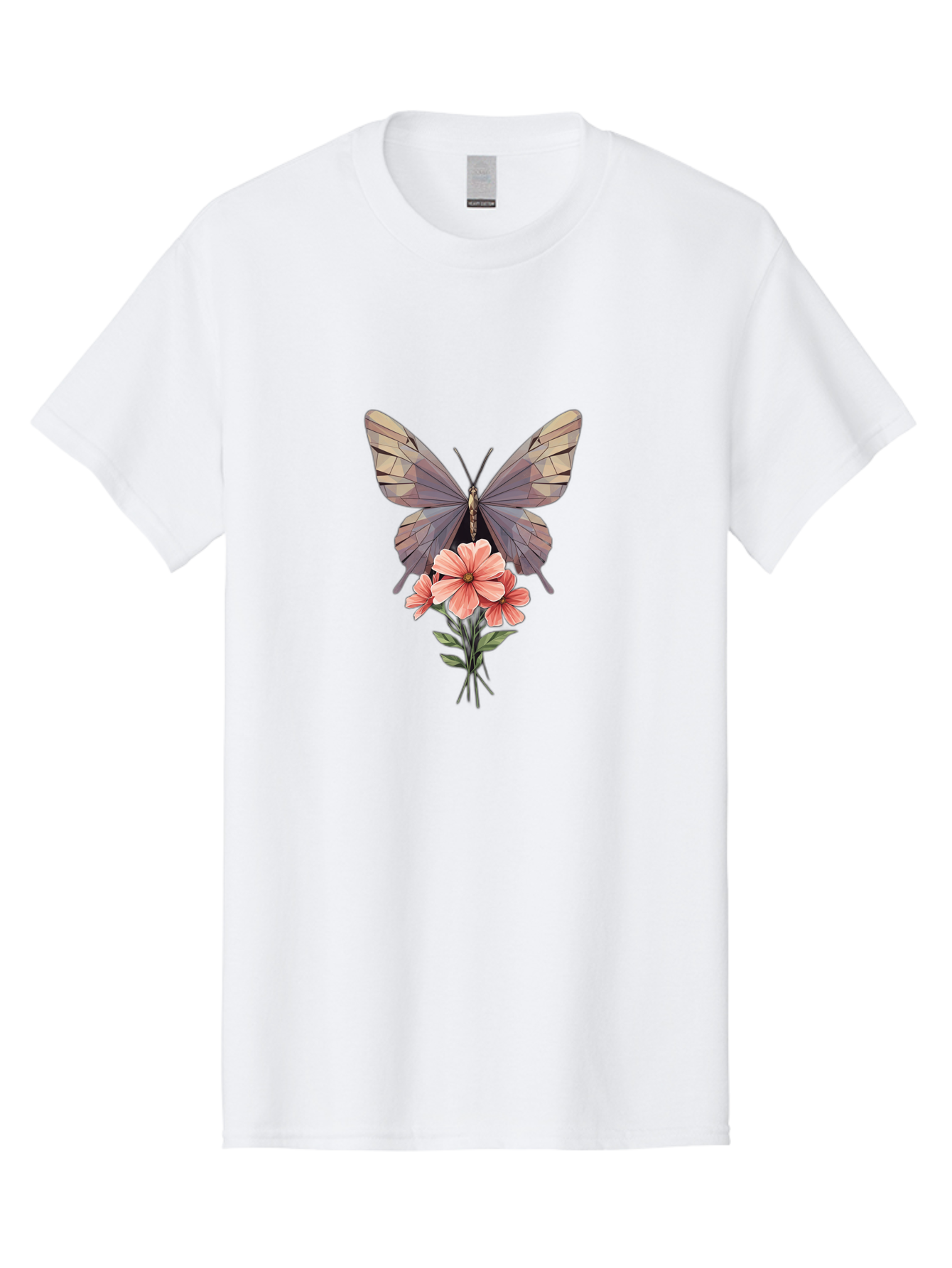 Butterfly-With-Flowers Men'S Graphic Tee, 100% Cotton, Comfortable Casual Summer Wear, Machine Washable, Vintage Camera, Old Camera, Antique Camera, Black Camera, Classic Photography, Photography Equipment, Nostalgic Device, Film Camera, Bak164